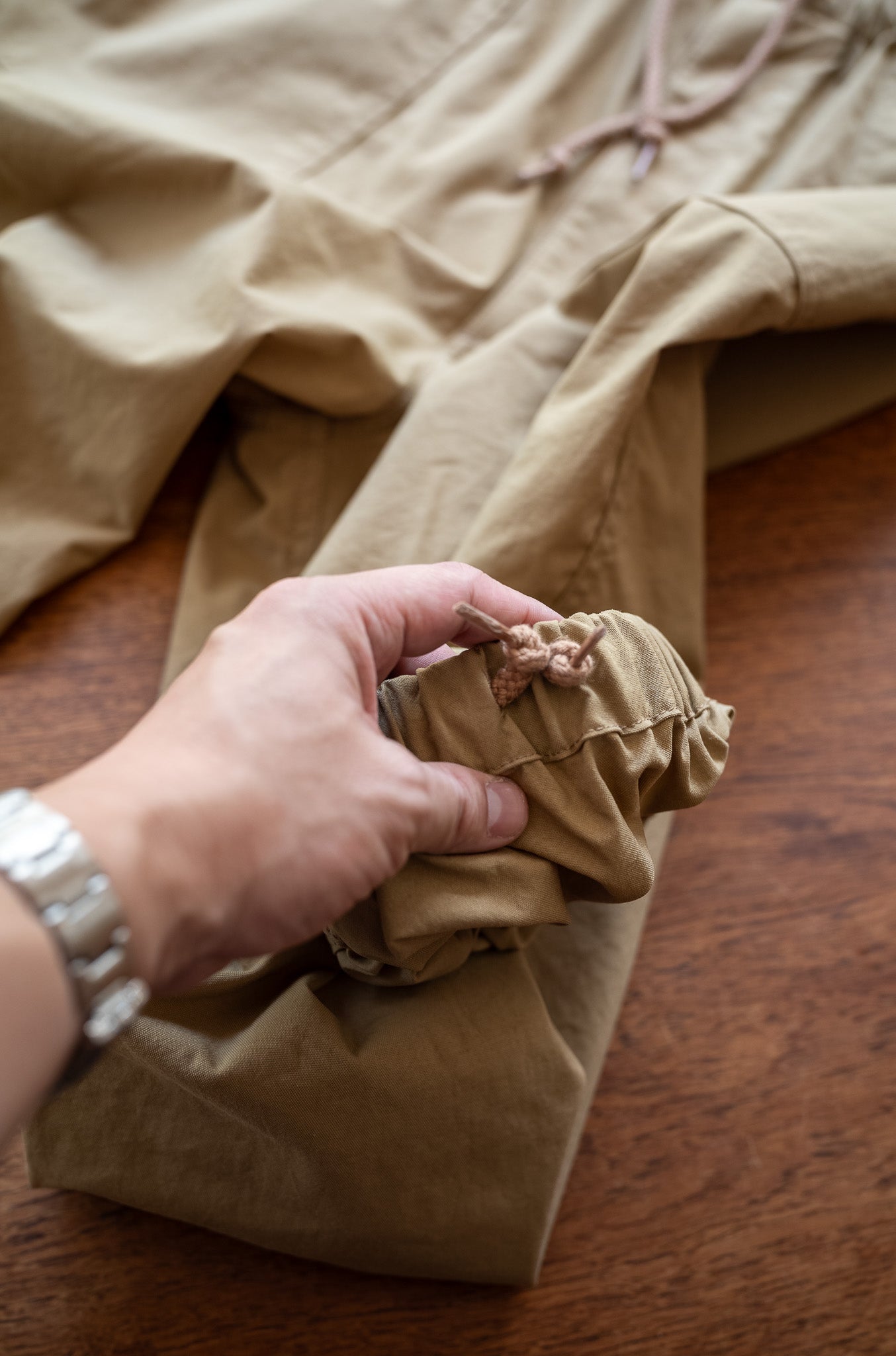 Shrunken Nylon Baker Pants〔MARON〕