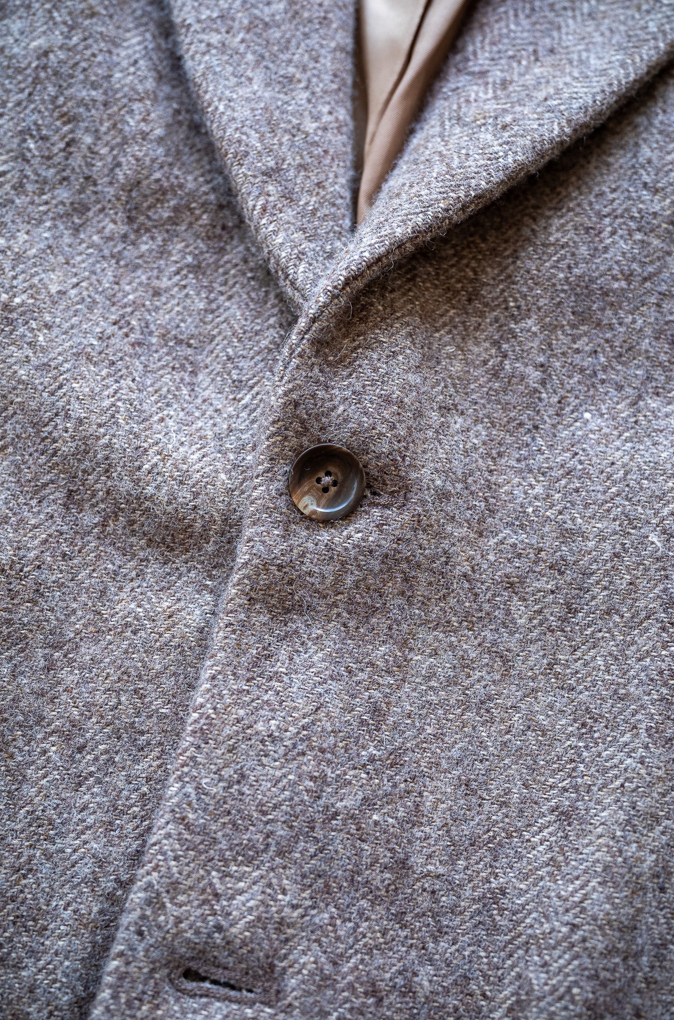 WOOL LINEN UTILITY JACKET 〔BEIGE〕