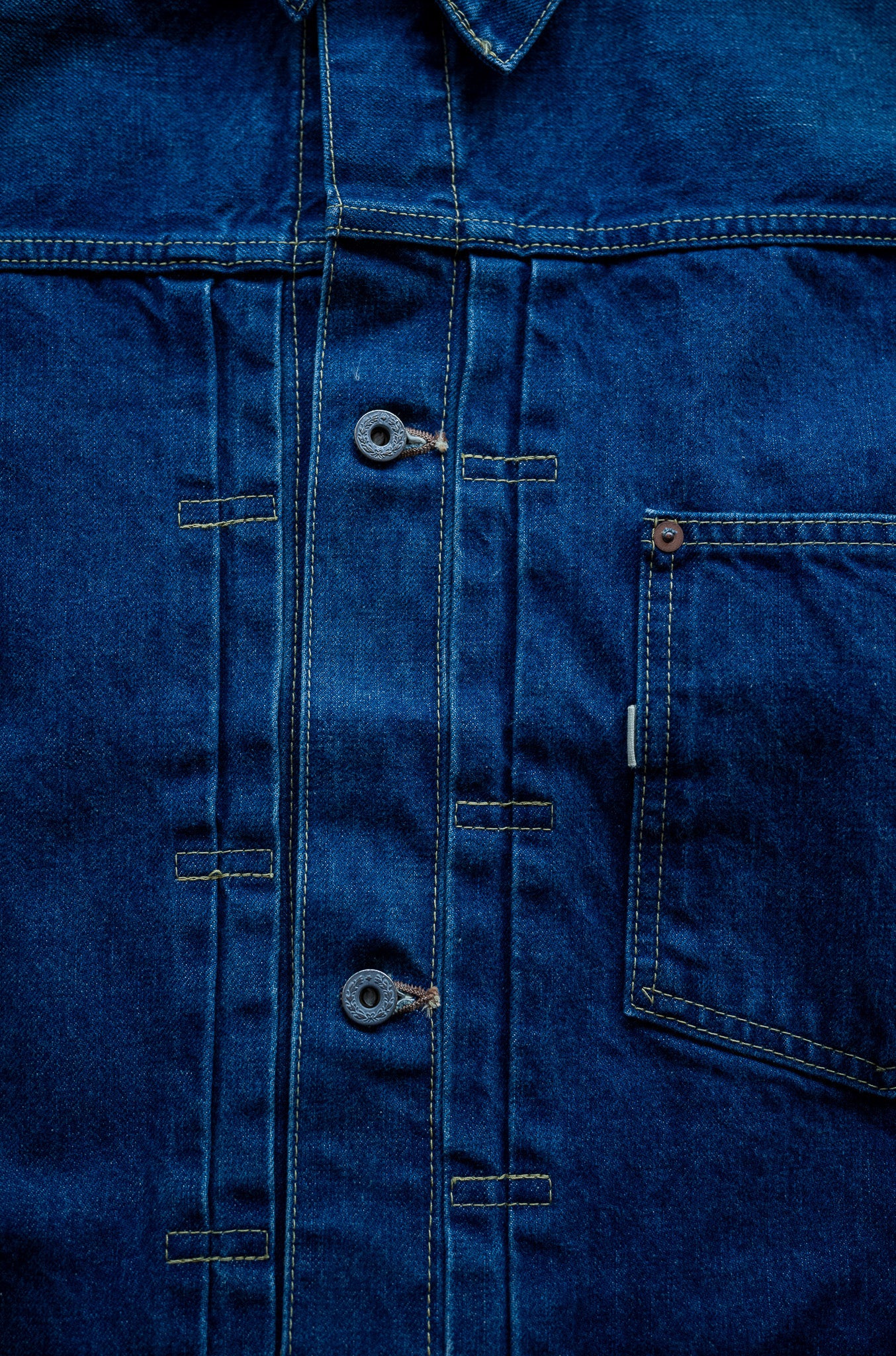 WWⅡ T-Back Jacket-VINTAGE WASH 〔DUSK INDIGO〕 – cliché