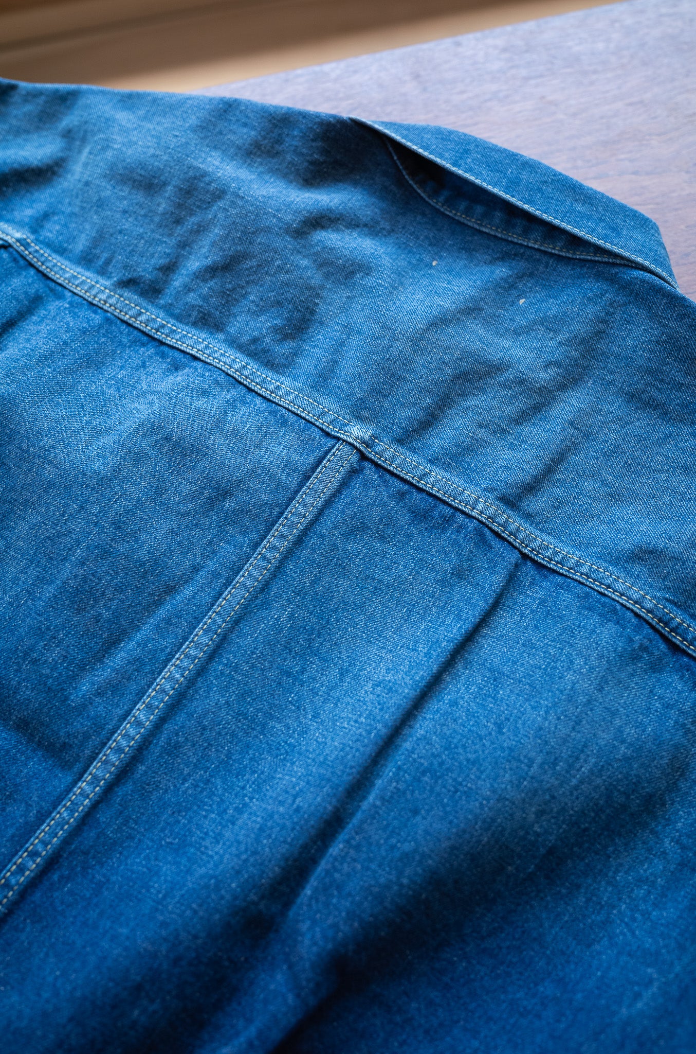 WWⅡ T-Back Jacket-VINTAGE WASH 〔DUSK INDIGO〕