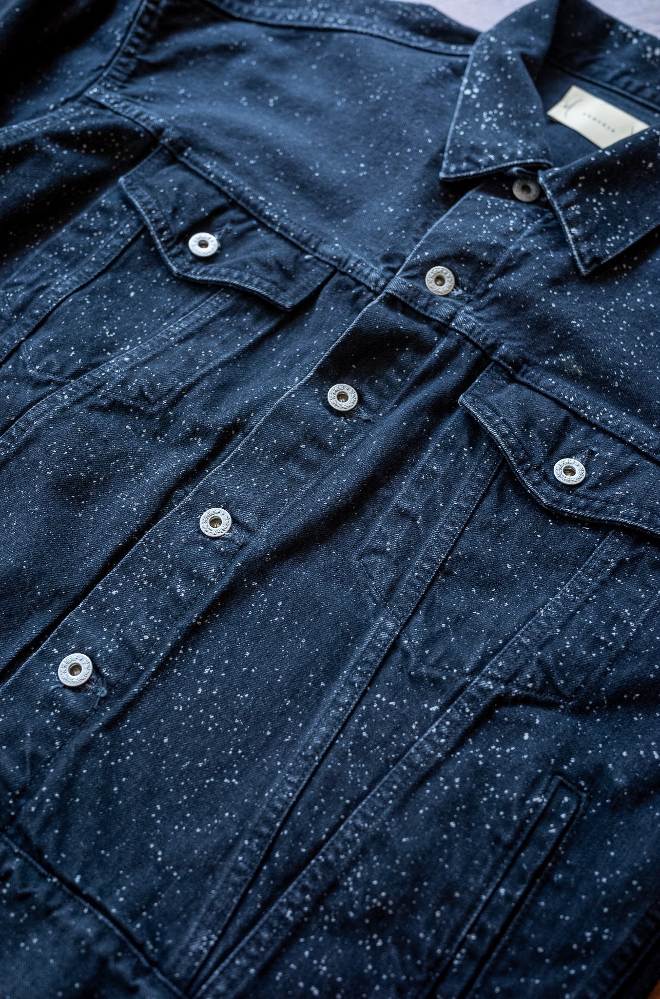 Big Trucker Jacket-GALACTIC WASH 〔GALACTIC BLACK〕