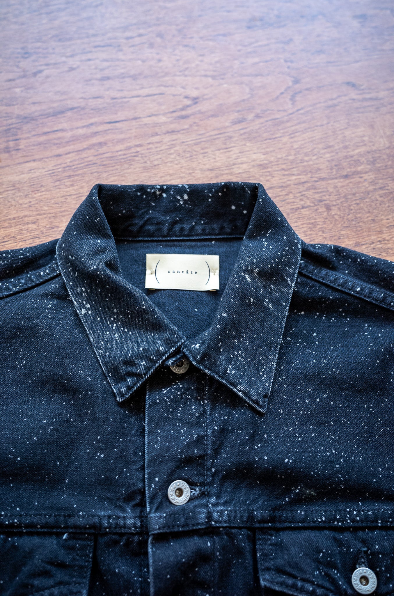 Big Trucker Jacket-GALACTIC WASH 〔GALACTIC BLACK〕