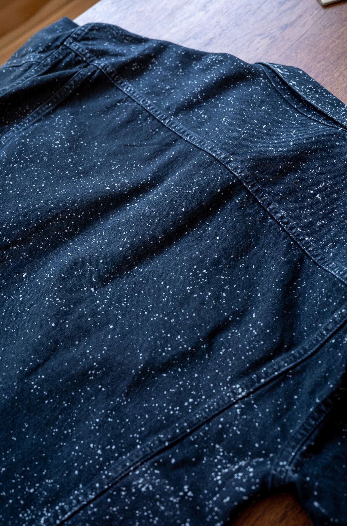 Big Trucker Jacket-GALACTIC WASH 〔GALACTIC BLACK〕