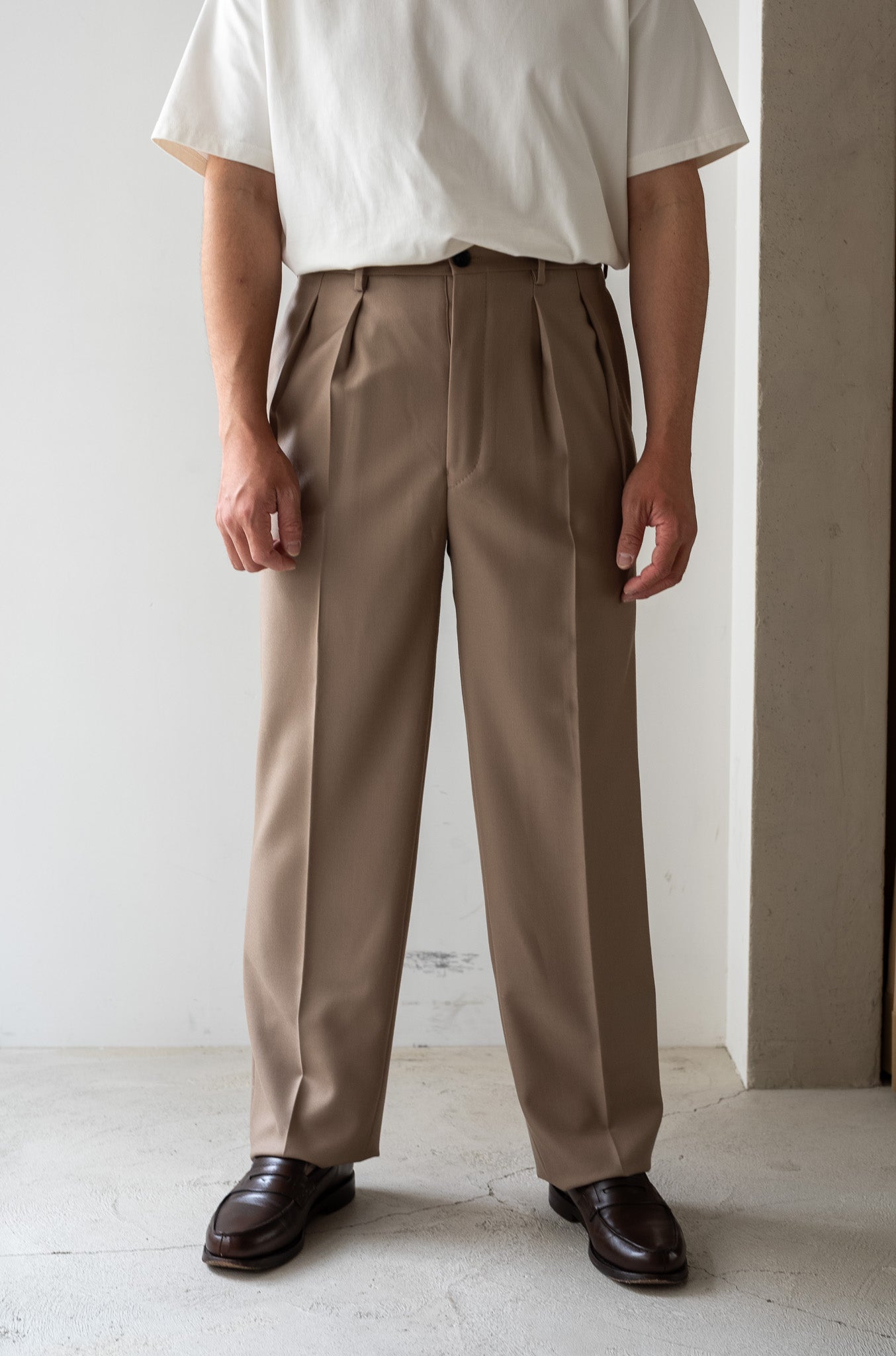 Fine Garbadine French Trousers〔MARON〕