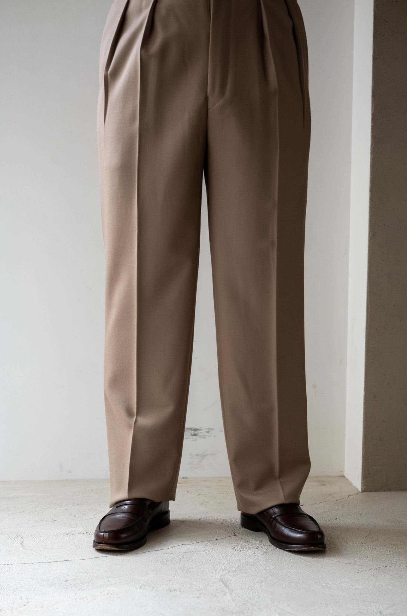 Fine Garbadine French Trousers〔MARON〕