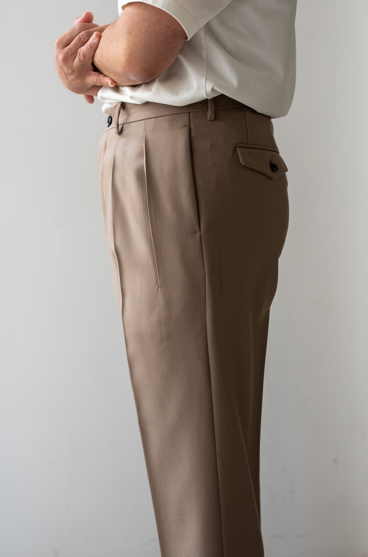 Fine Garbadine French Trousers〔MARON〕