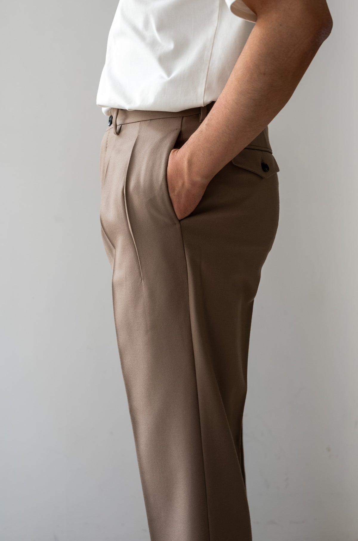 Fine Garbadine French Trousers〔MARON〕