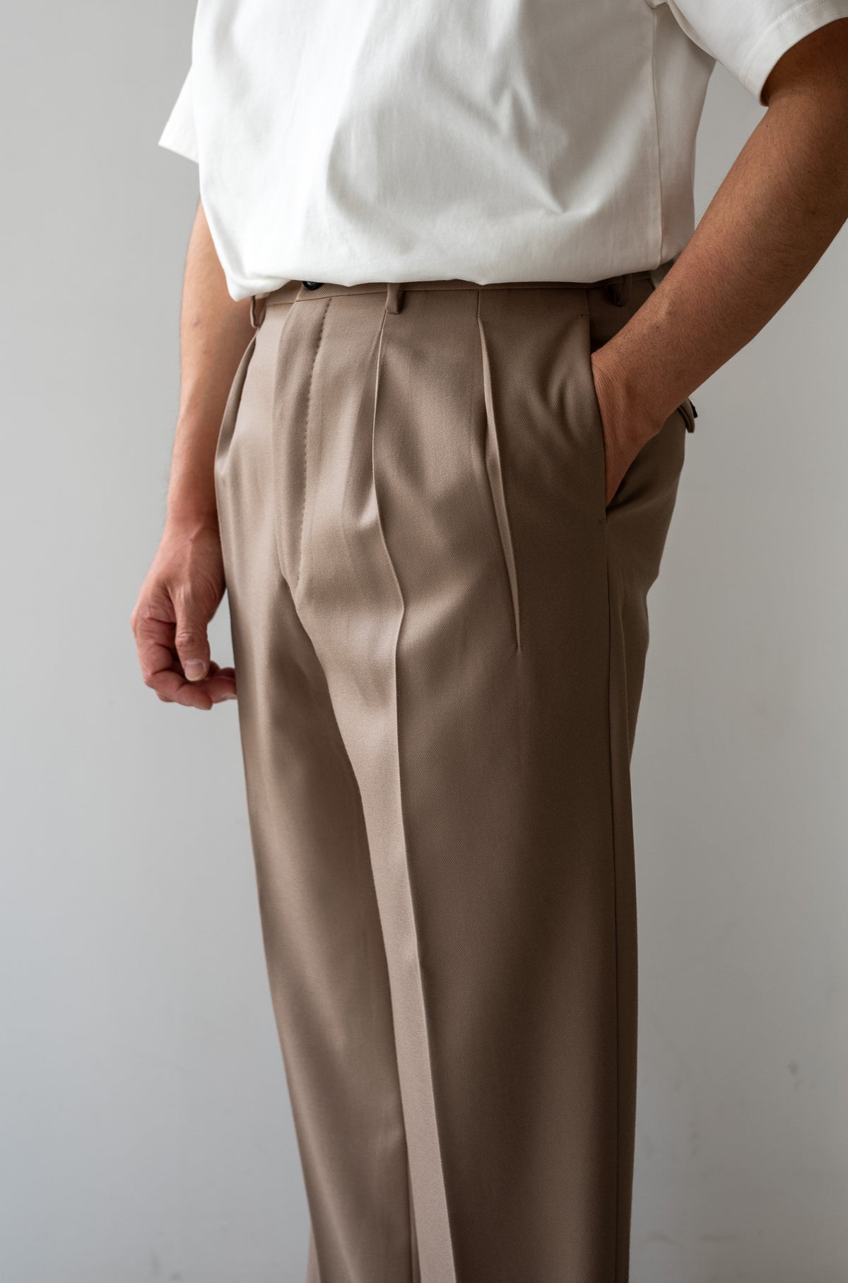 Fine Garbadine French Trousers〔MARON〕