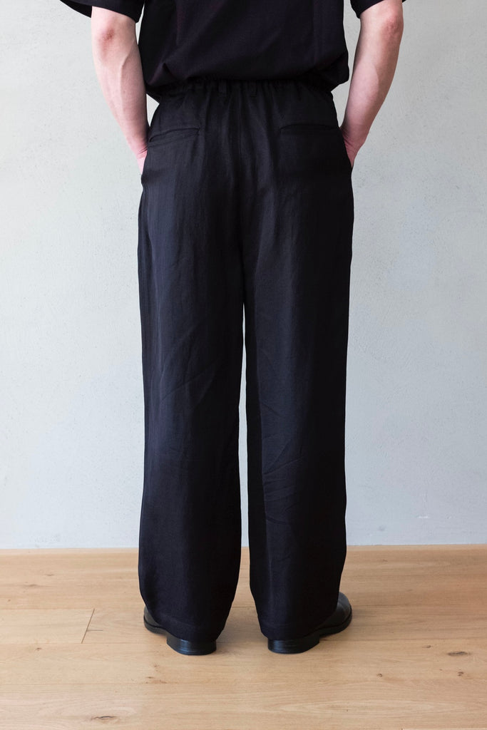 VIS/LI TWILL WIDE EASY TROUSERS