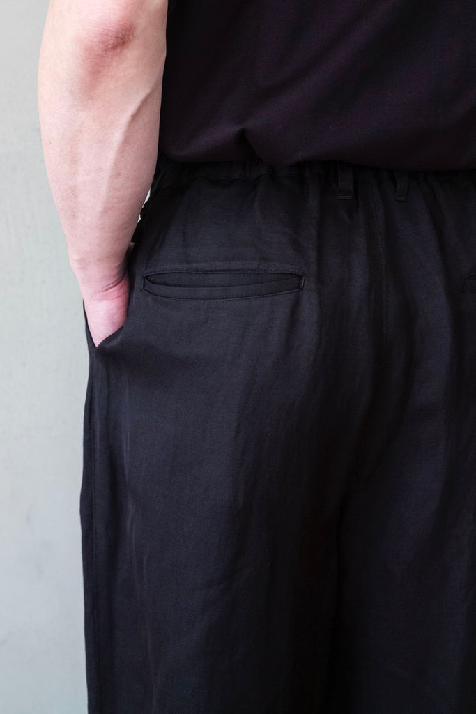 VIS/LI TWILL WIDE EASY TROUSERS