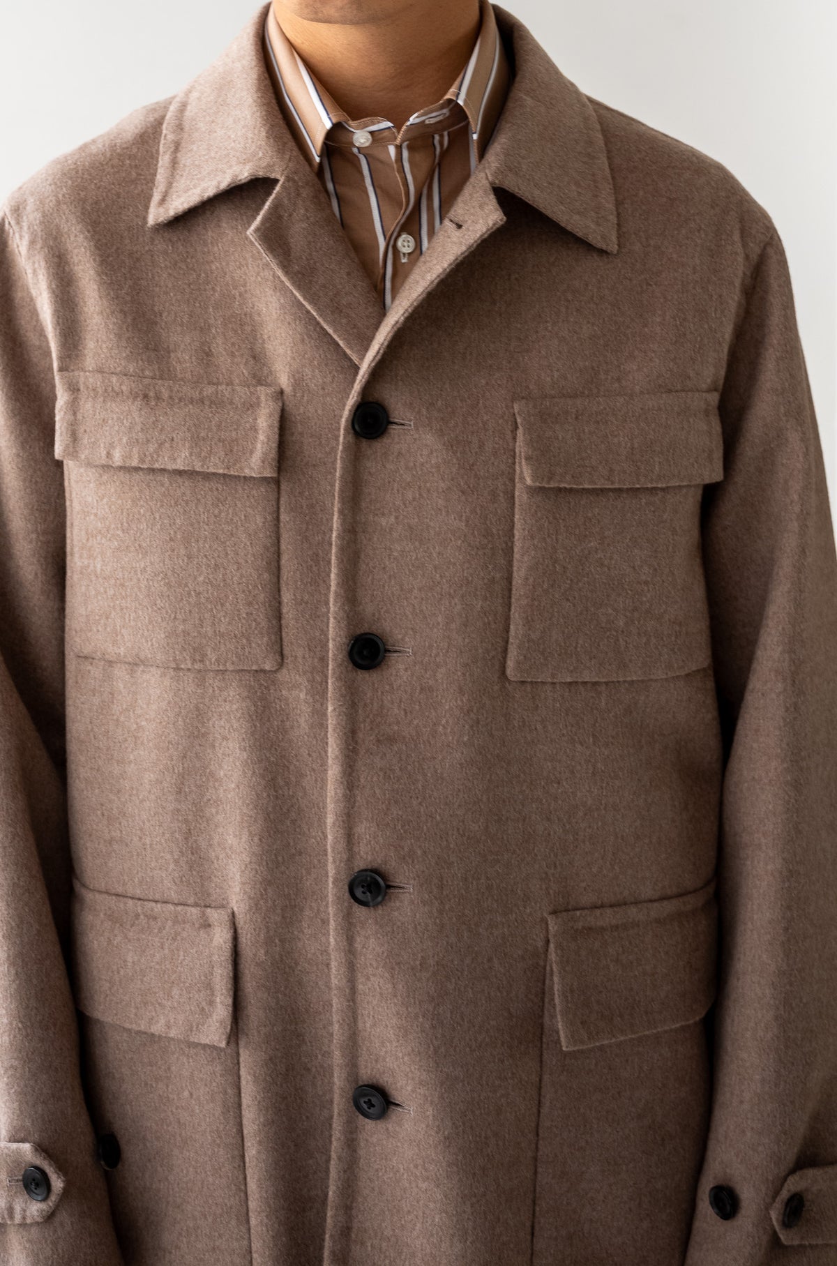Hand Rever French Blouson 〈ECRU〉