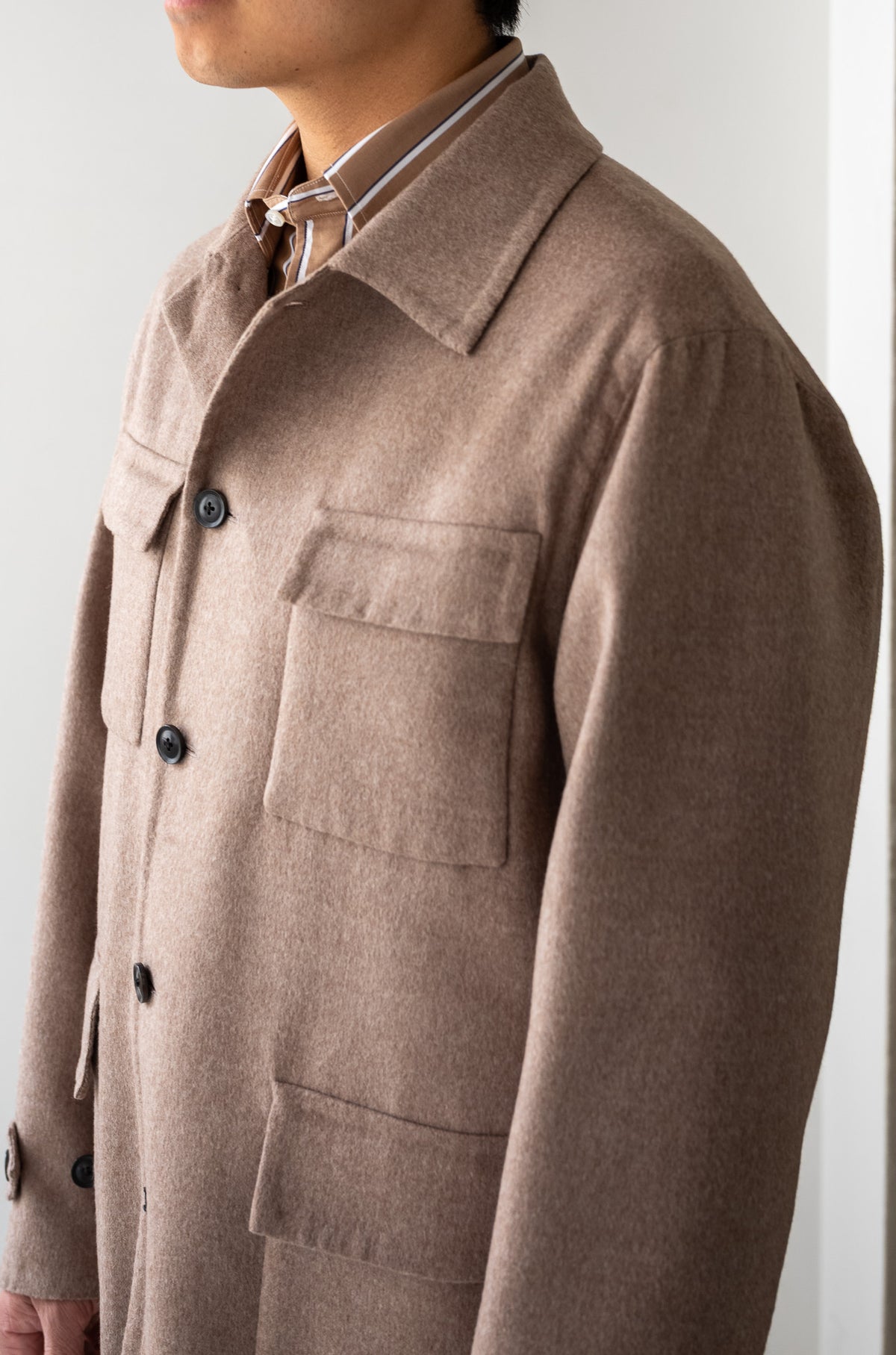 Hand Rever French Blouson 〈ECRU〉