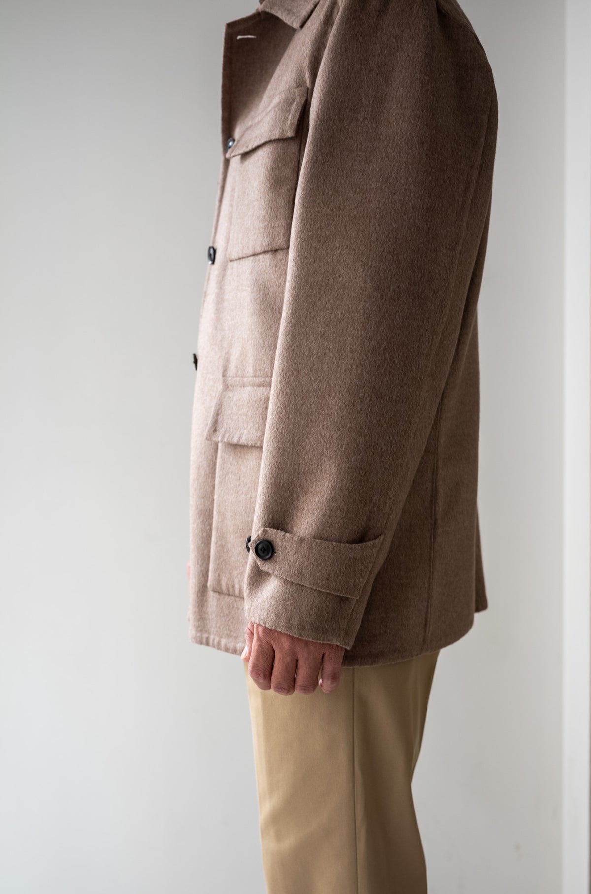 Hand Rever French Blouson 〈ECRU〉
