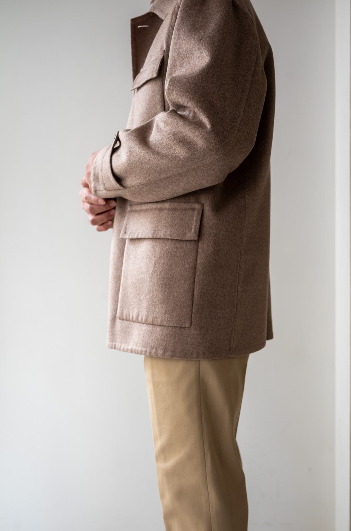 Hand Rever French Blouson 〈ECRU〉