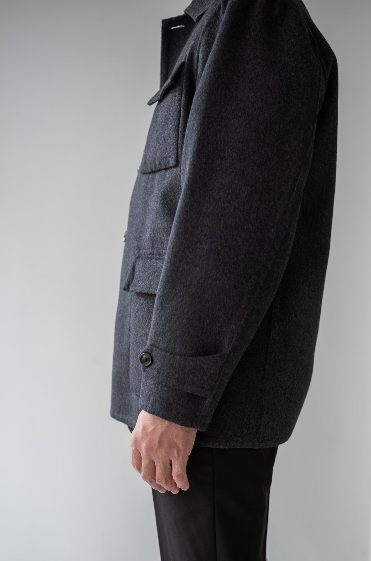 Hand Rever French Blouson 〈C/GRAY〉