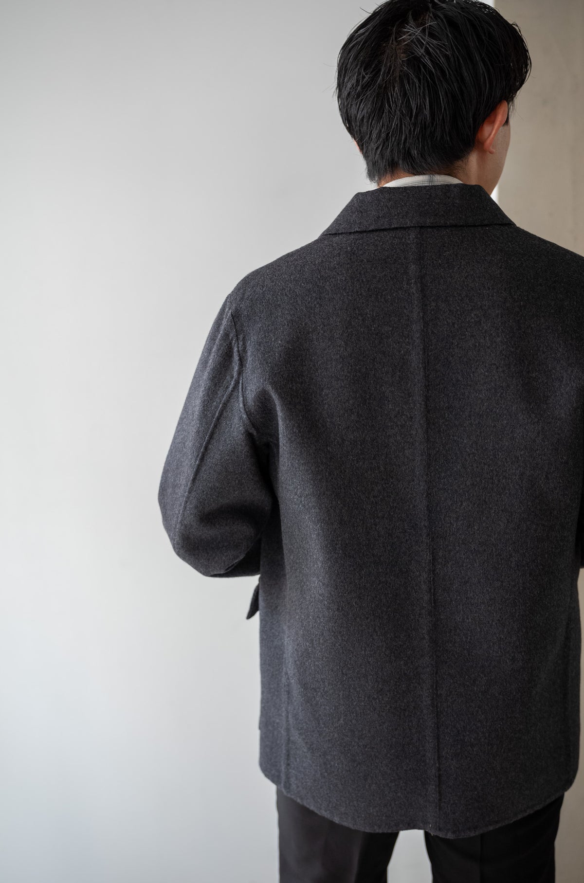 Hand Rever French Blouson 〈C/GRAY〉