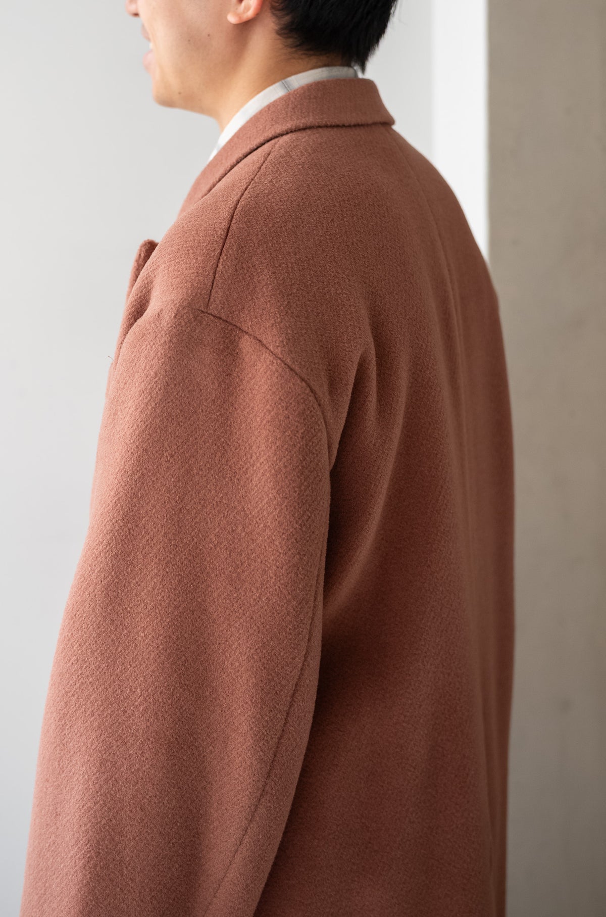 Pile Double Half Coat 〈OLD ROSE〉