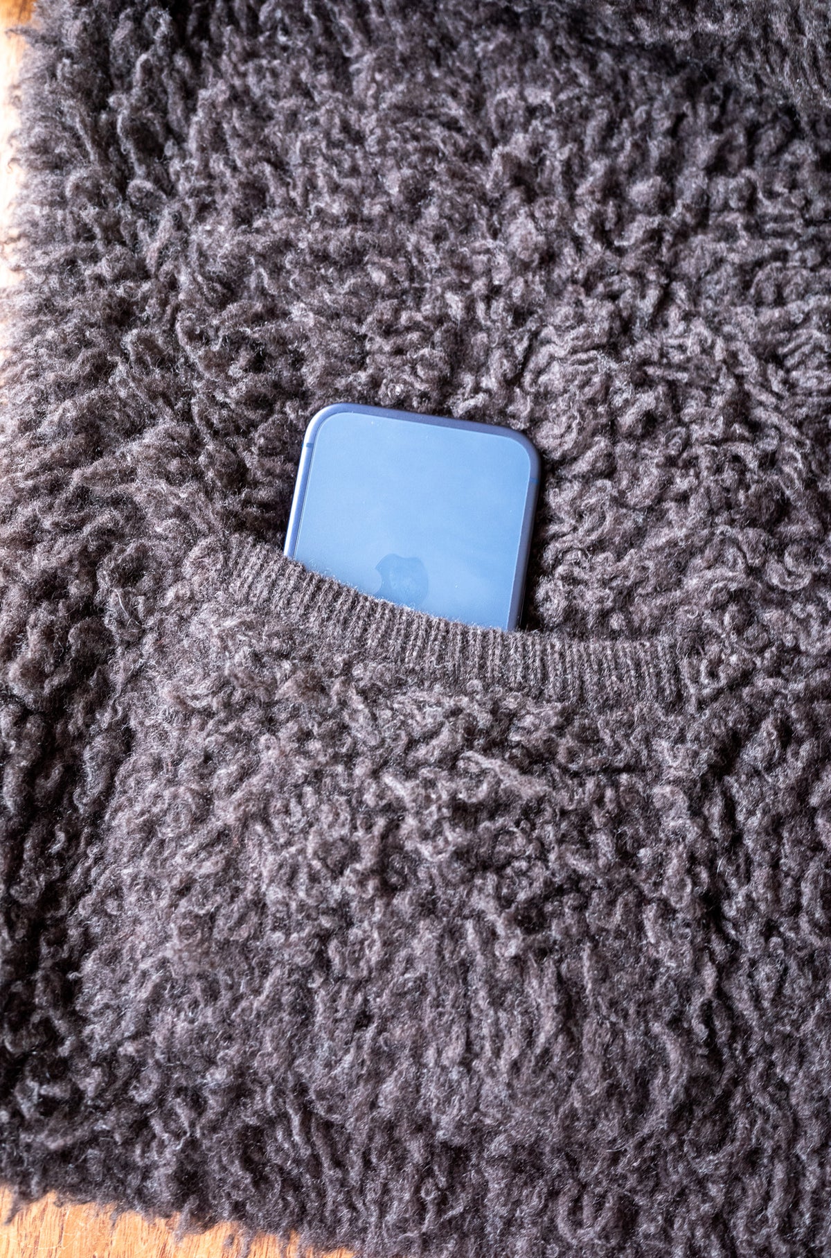 Furry Cashmere Cardigan 〈TEDDY〉