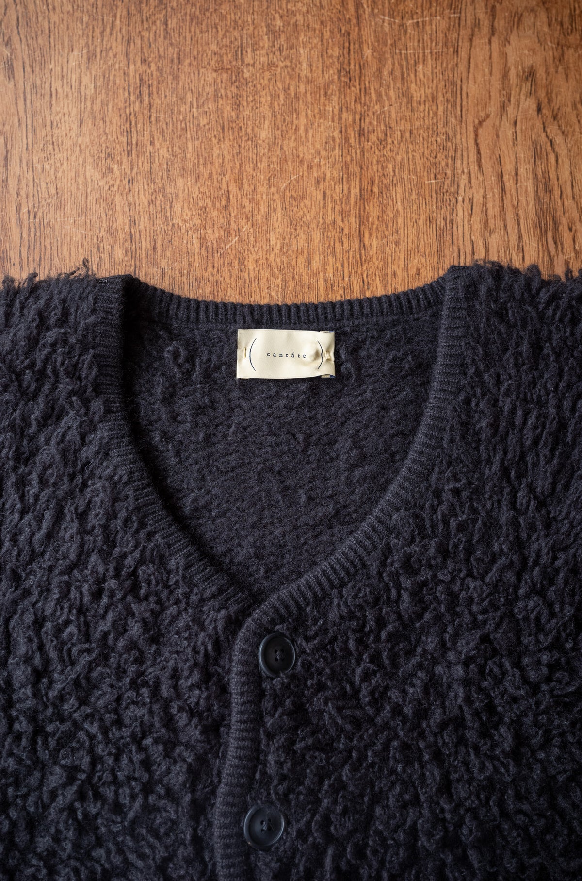 Furry Cashmere Cardigan 〈BEAR〉