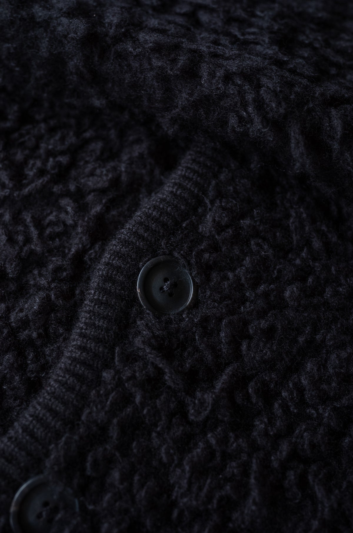 Furry Cashmere Cardigan 〈BEAR〉