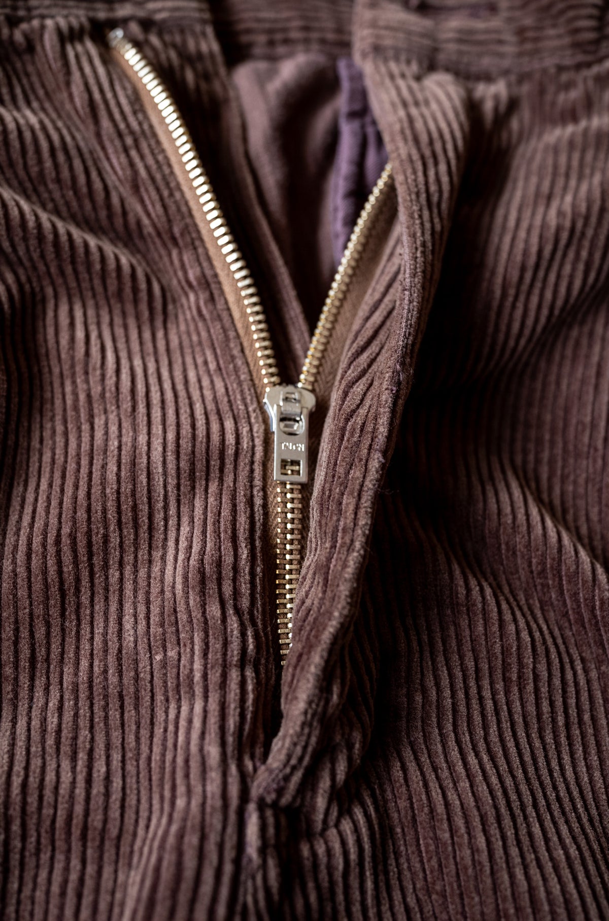 Warm Corduroy Trousers 〈BROWN〉