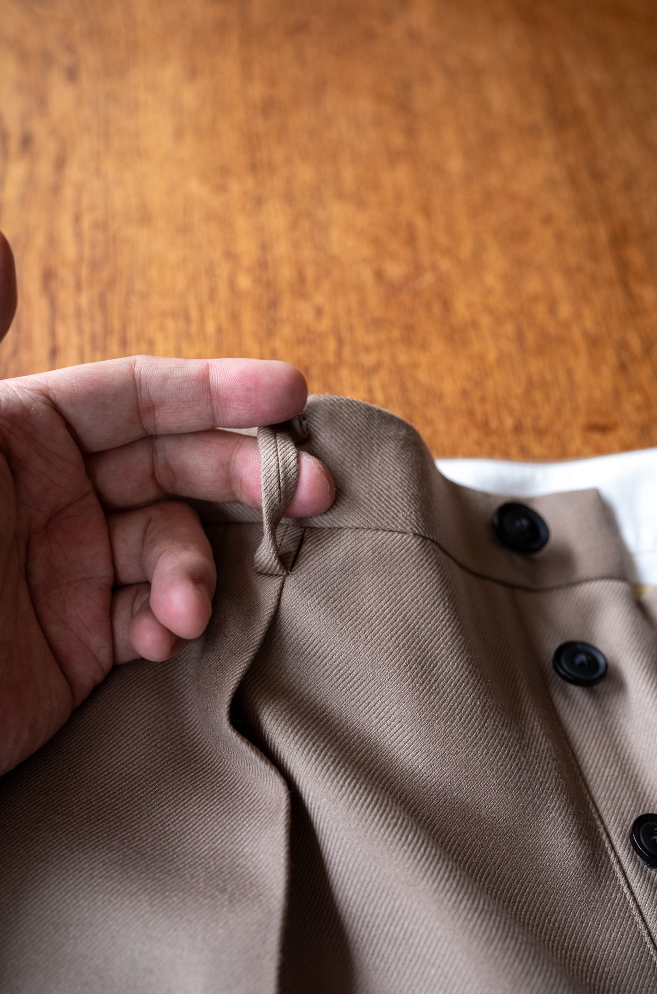 Fine Garbadine French Trousers〔MARON〕