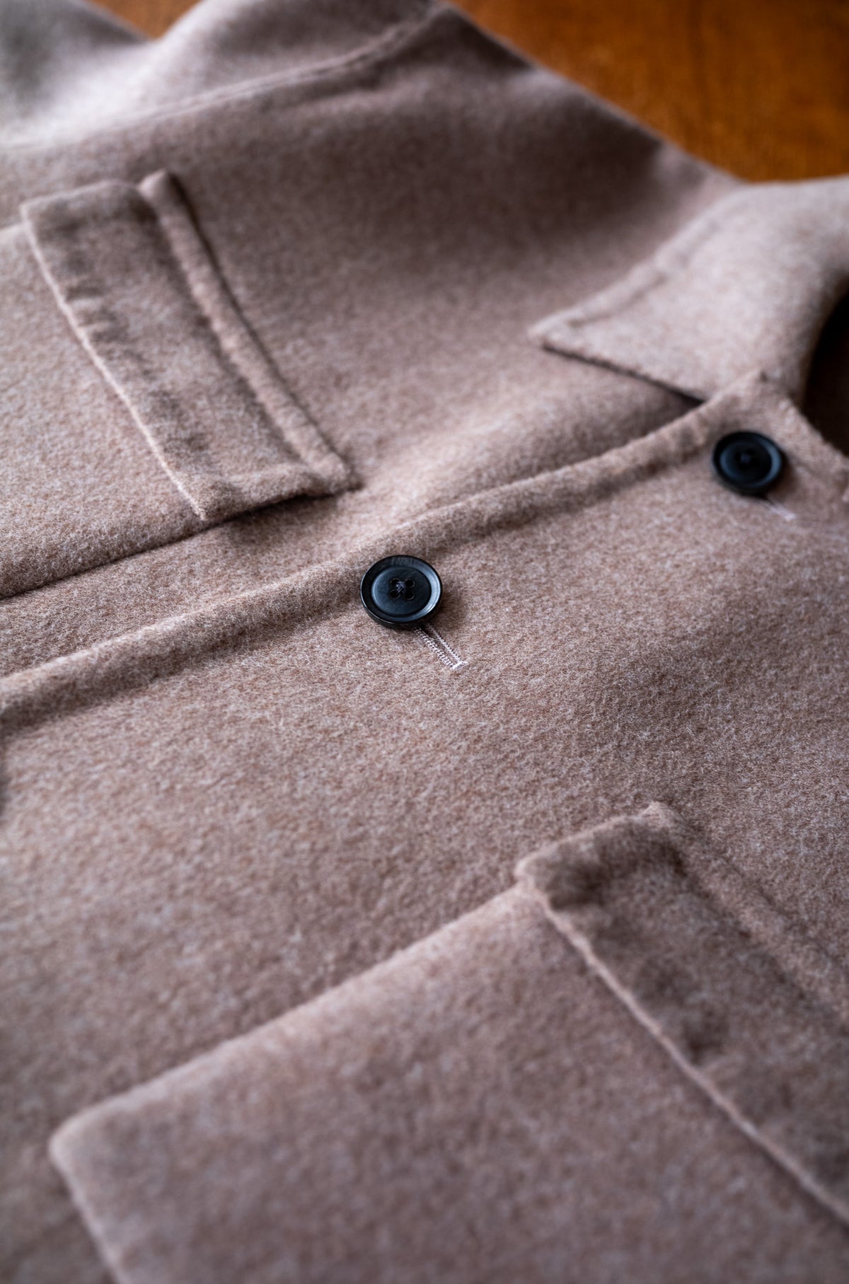 Hand Rever French Blouson 〈ECRU〉