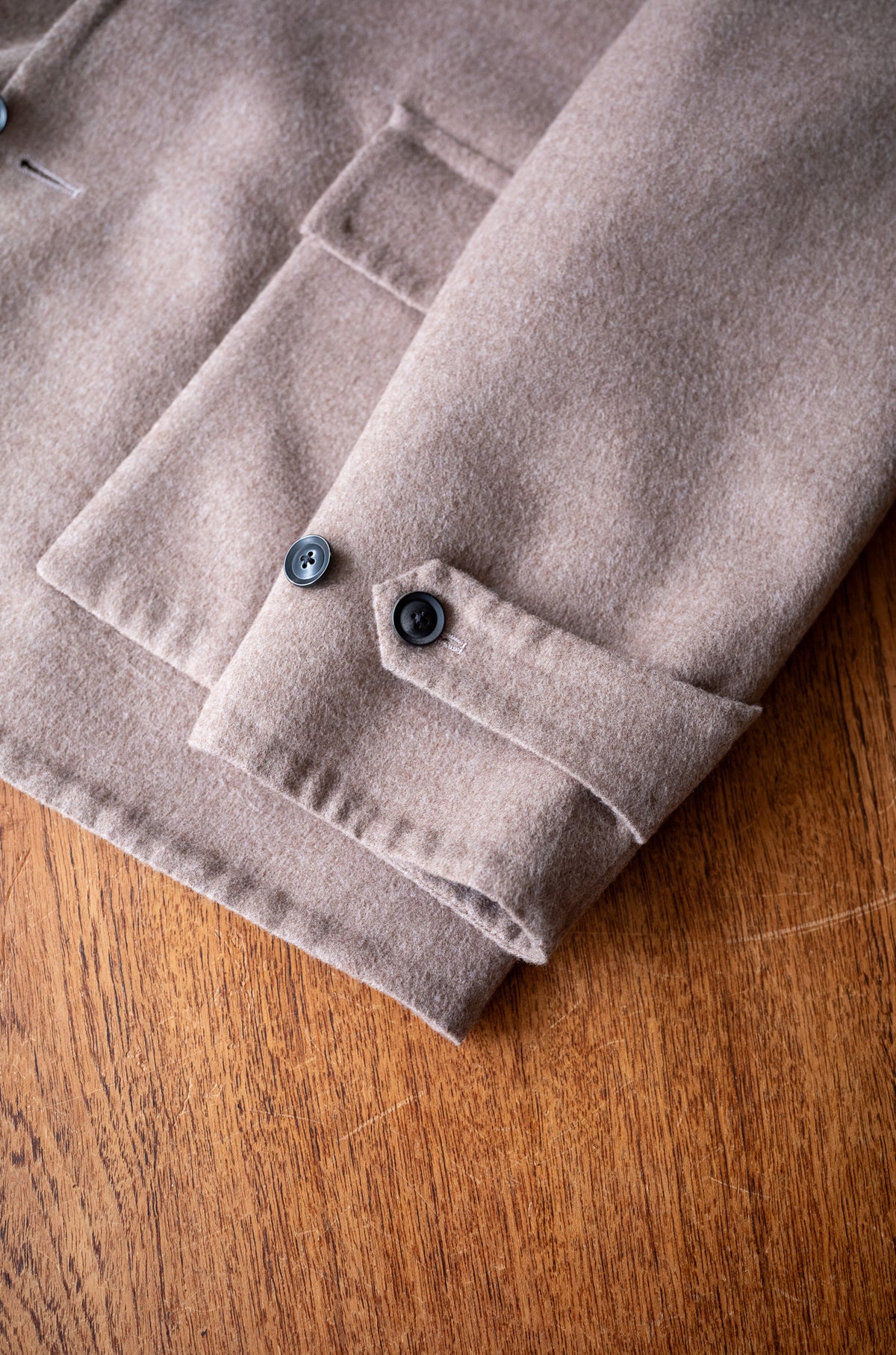 Hand Rever French Blouson 〈ECRU〉