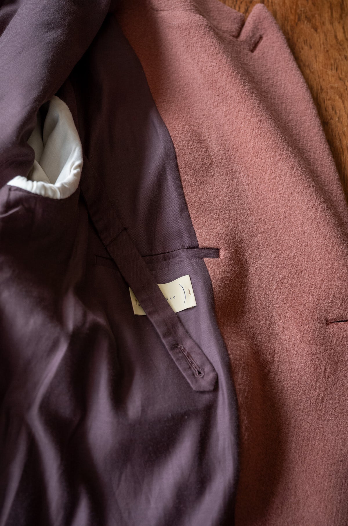 Pile Double Half Coat 〈OLD ROSE〉