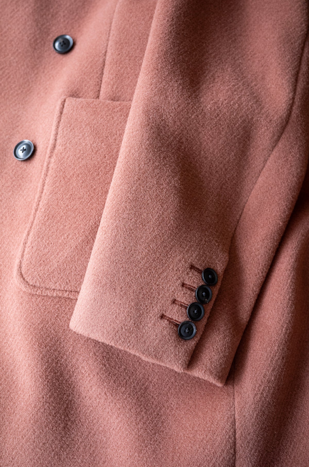Pile Double Half Coat 〈OLD ROSE〉