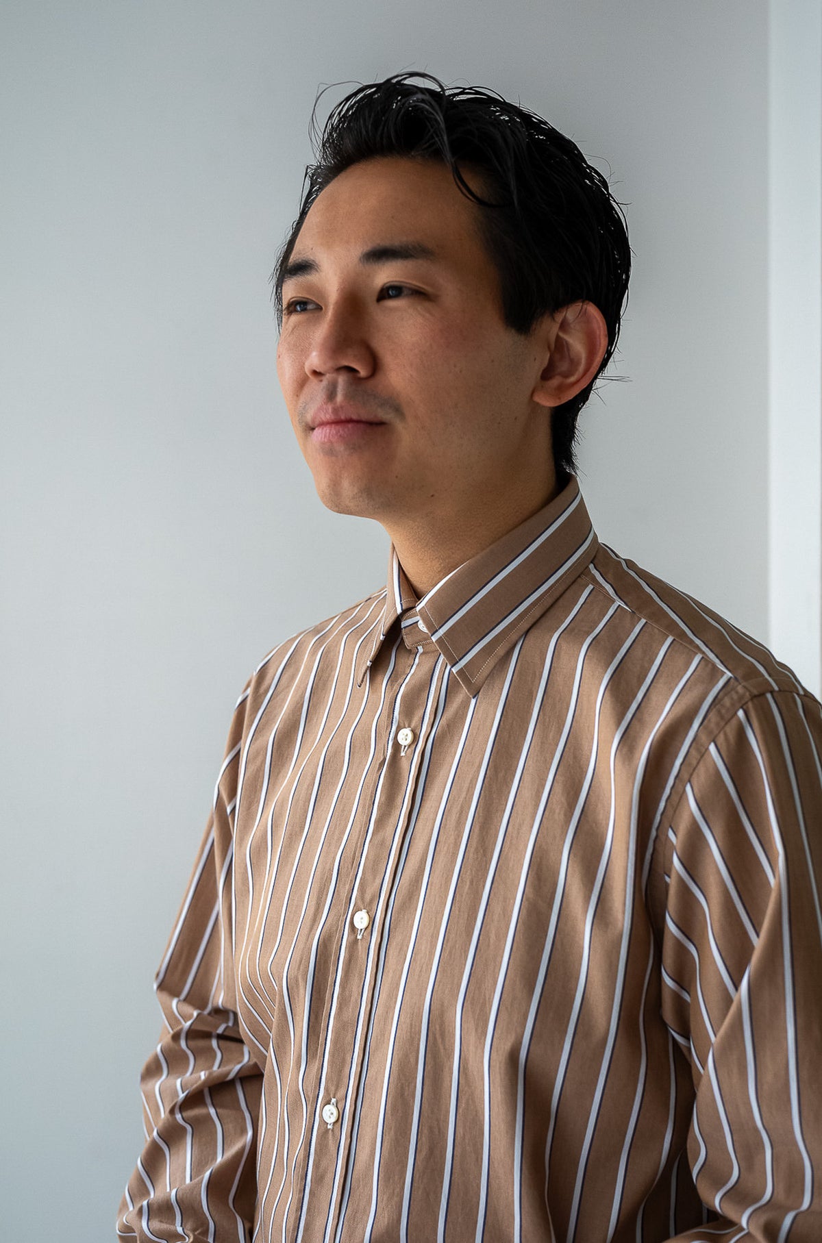 The Shirt〔BROWN STRIPE〕