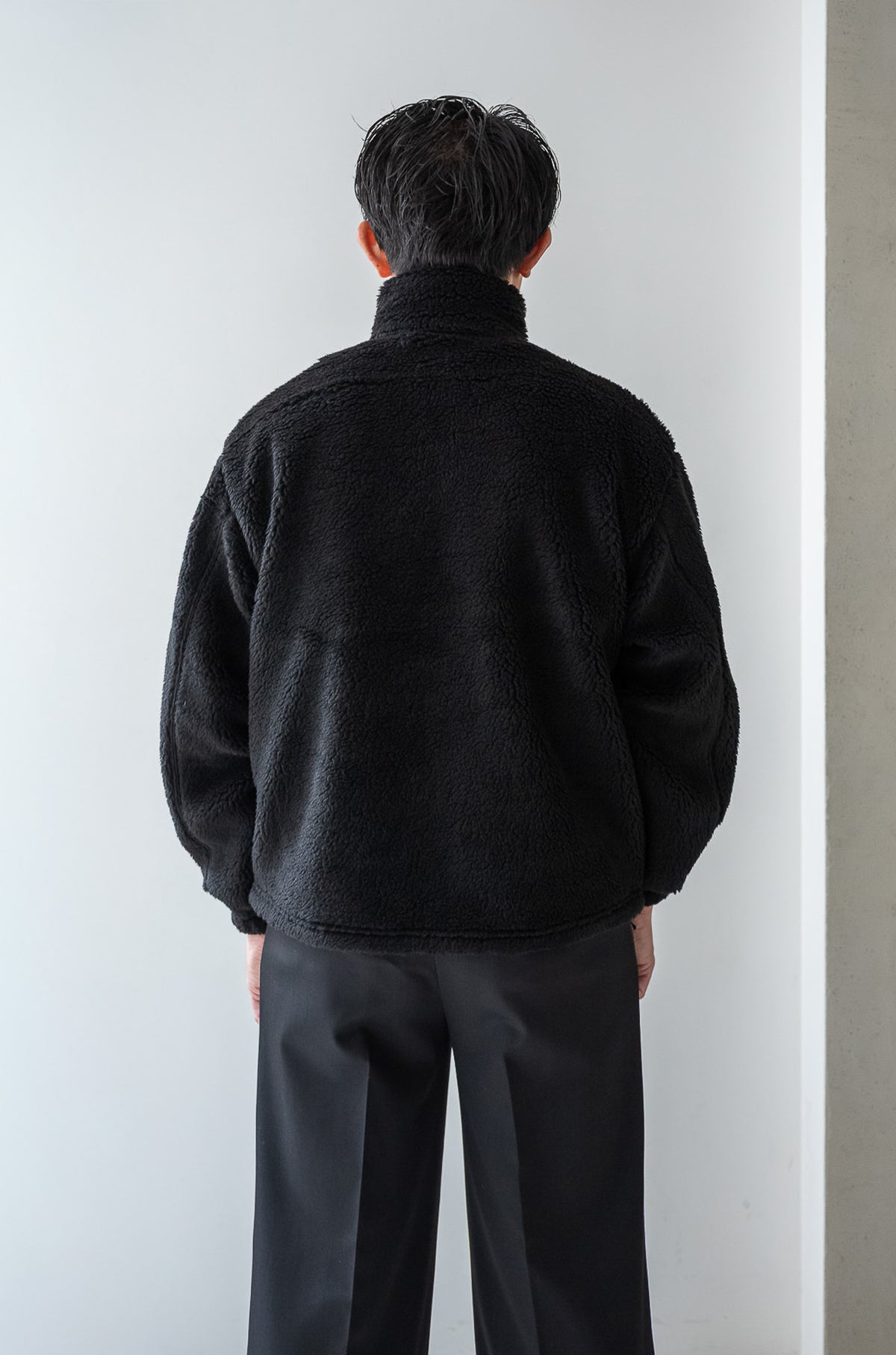 Furry Pile Zip Blouson 〈BEAR〉