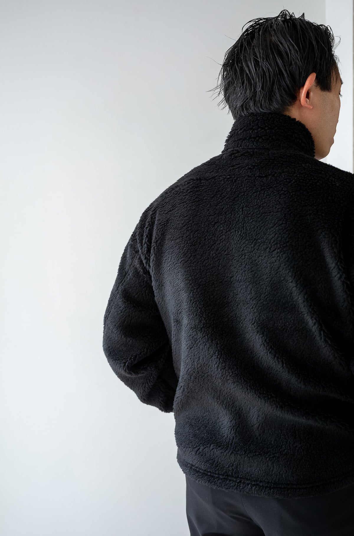 Furry Pile Zip Blouson 〈BEAR〉