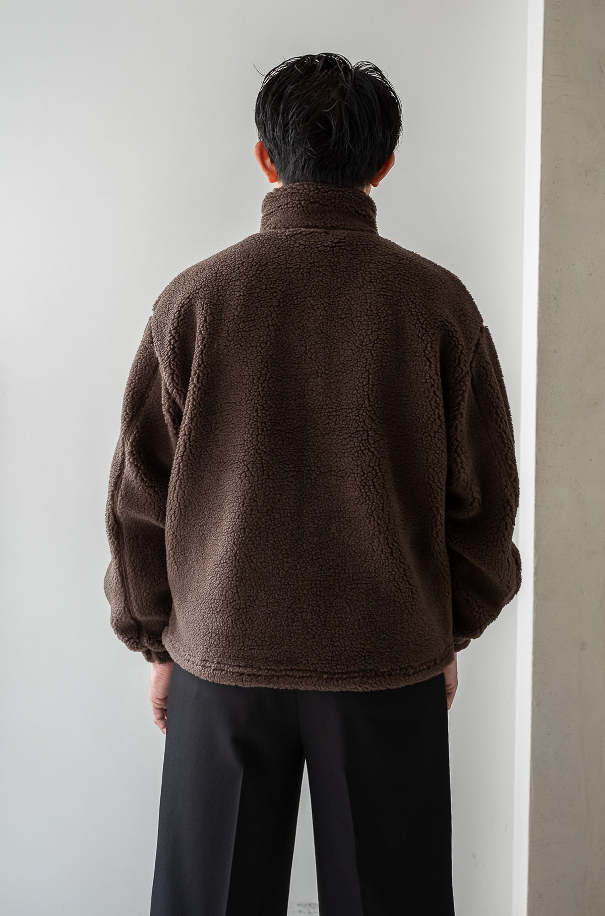 Furry Pile Zip Blouson 〈TEDDY〉
