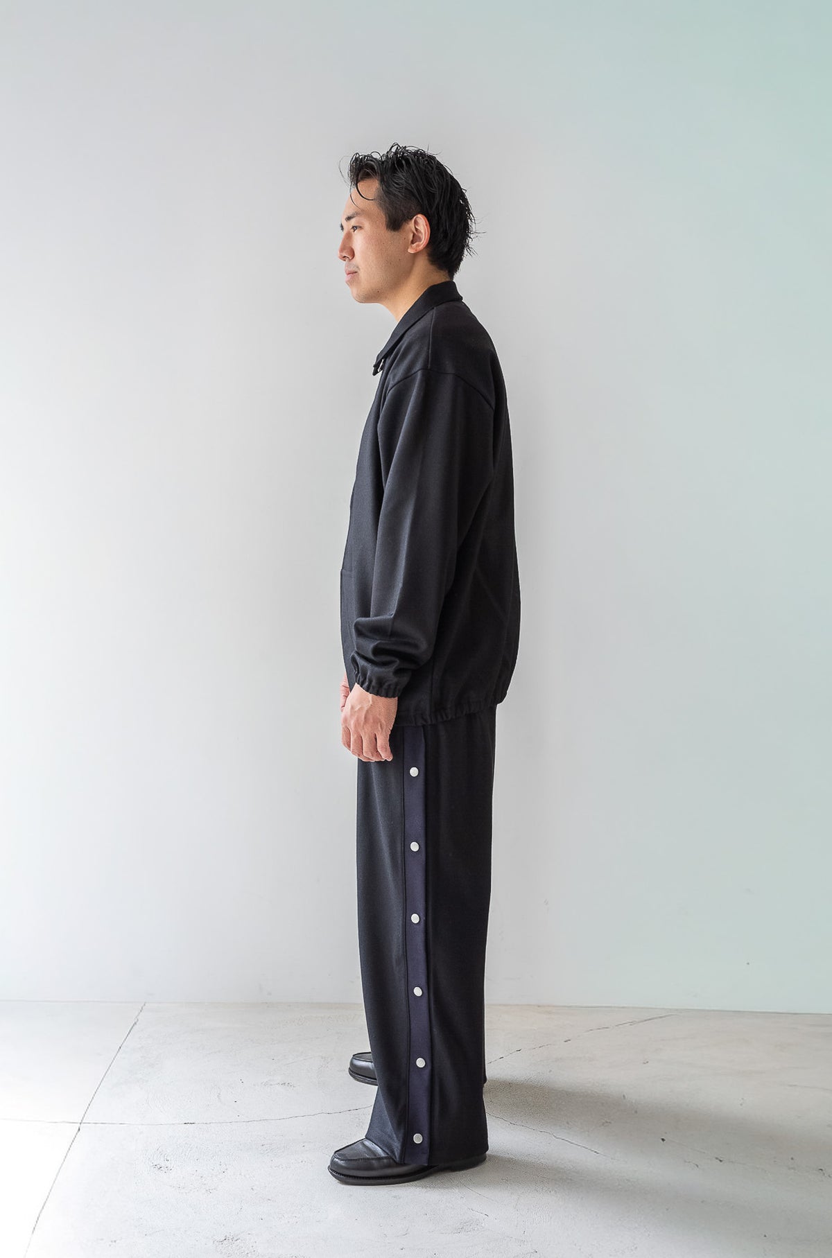 Wool Zip Blouson 〈NOIR〉