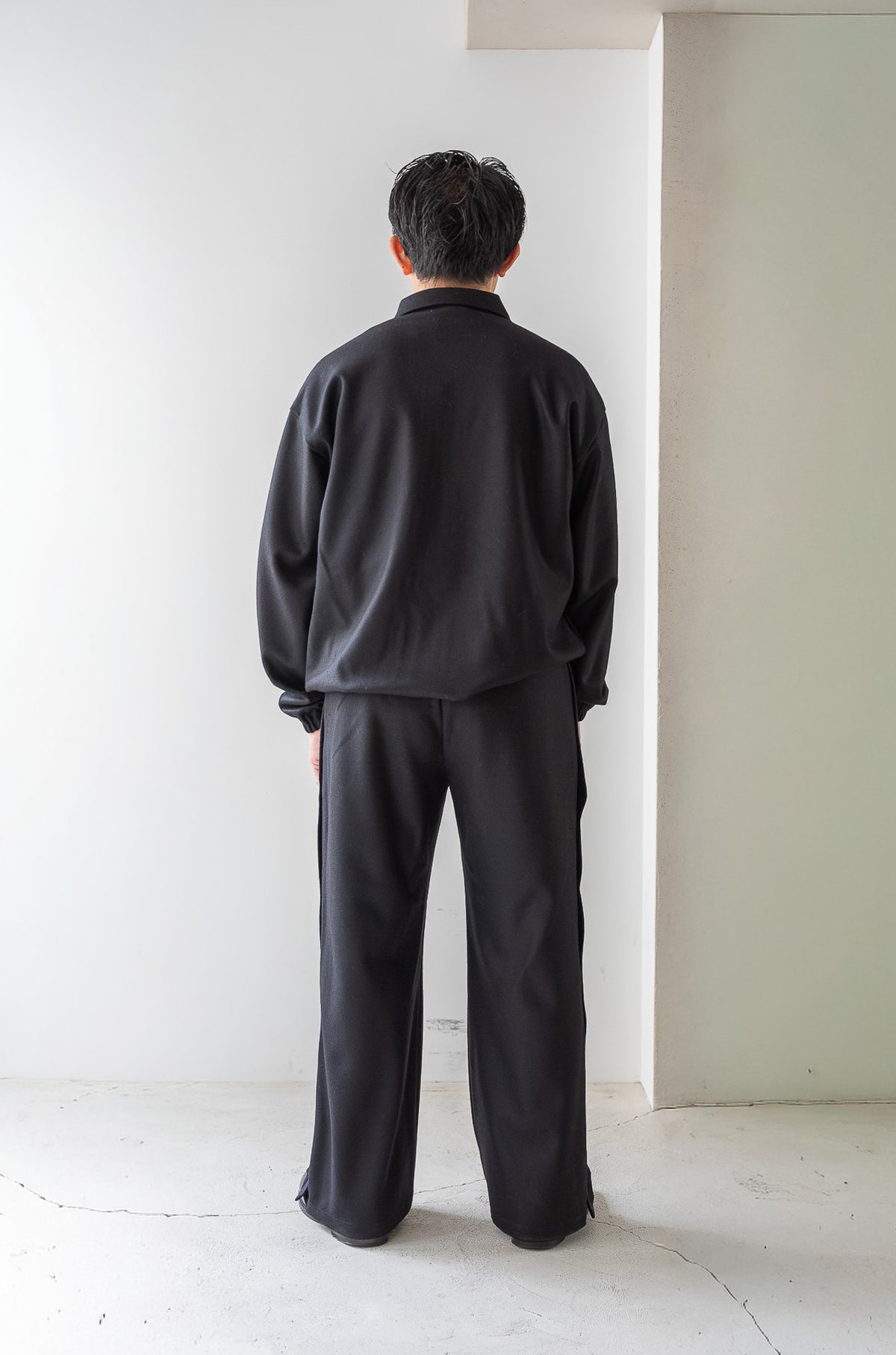 Wool Zip Blouson 〈NOIR〉