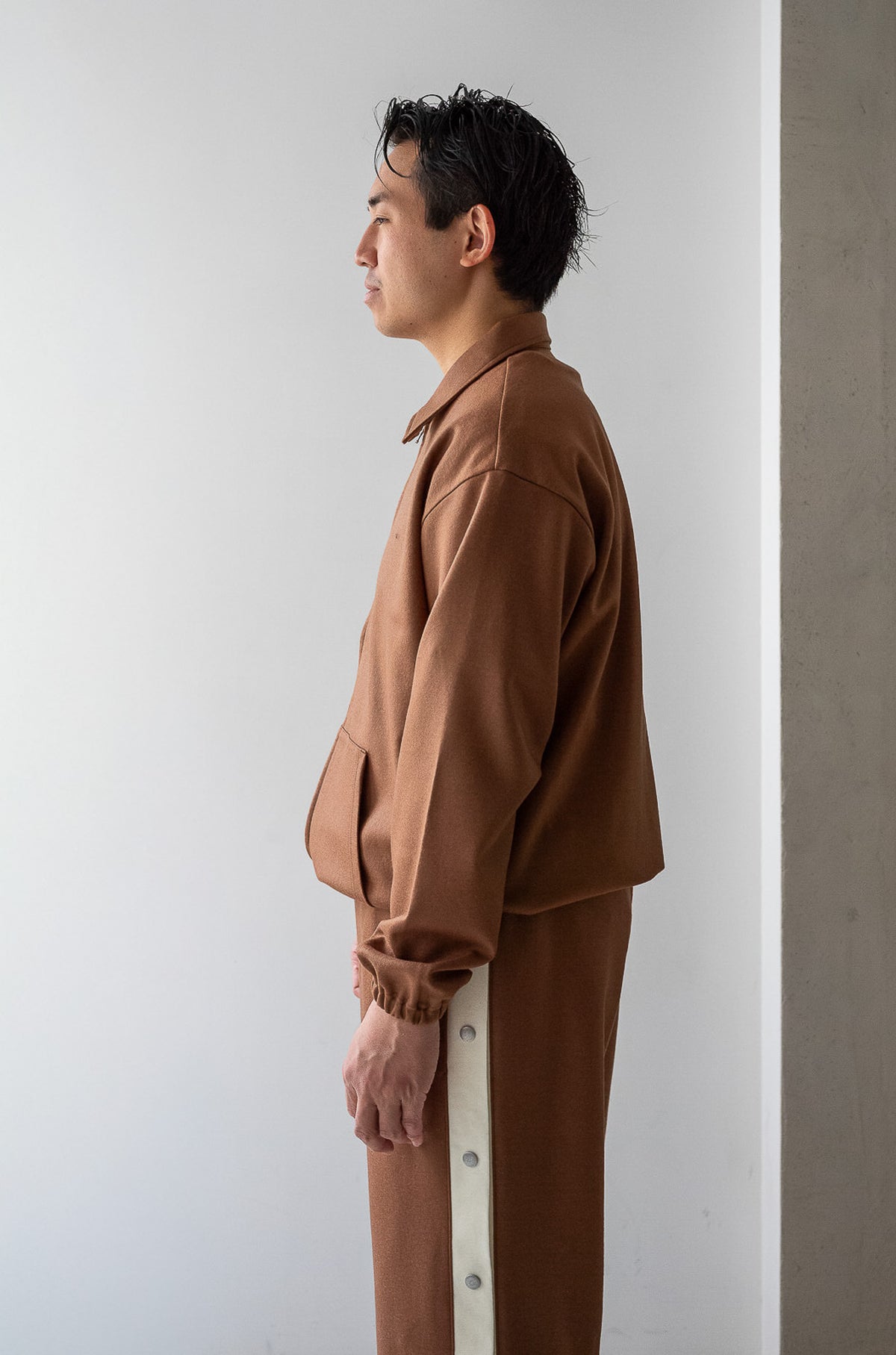 Wool Zip Blouson 〈FAUVE〉