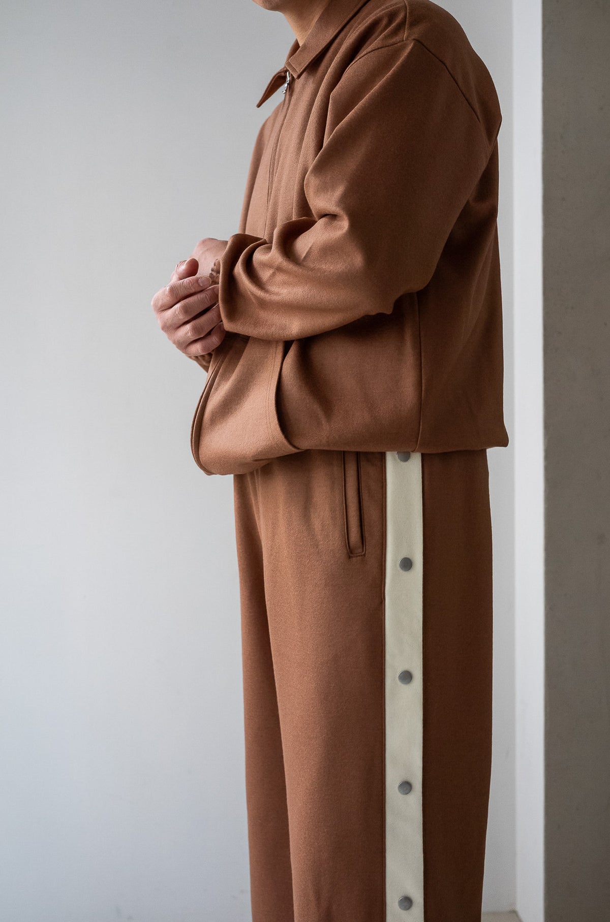 Wool Zip Blouson 〈FAUVE〉