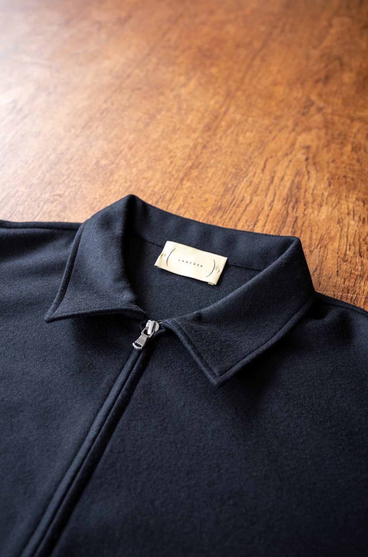 Wool Zip Blouson 〈NOIR〉