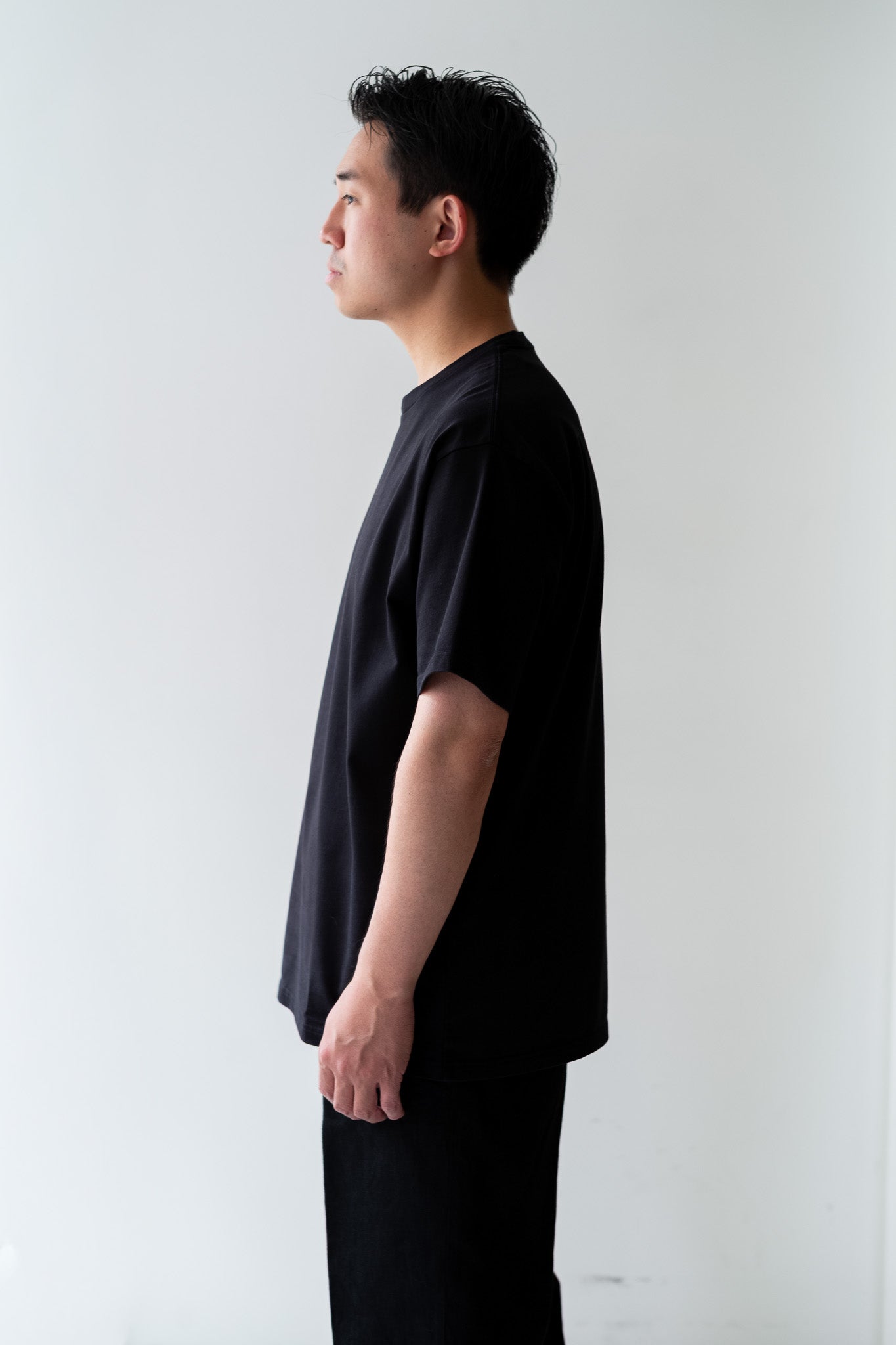 Essential Heavy S/S Tee 〔BLACK〕