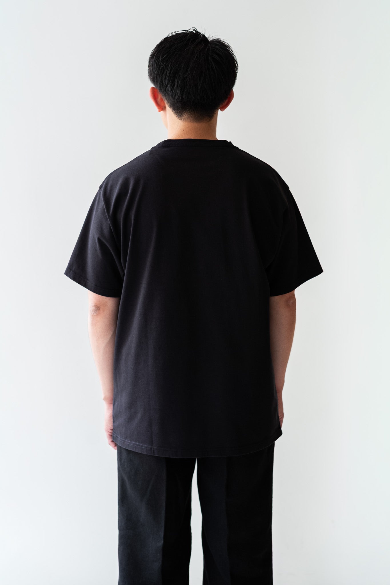 Essential Heavy S/S Tee 〔BLACK〕