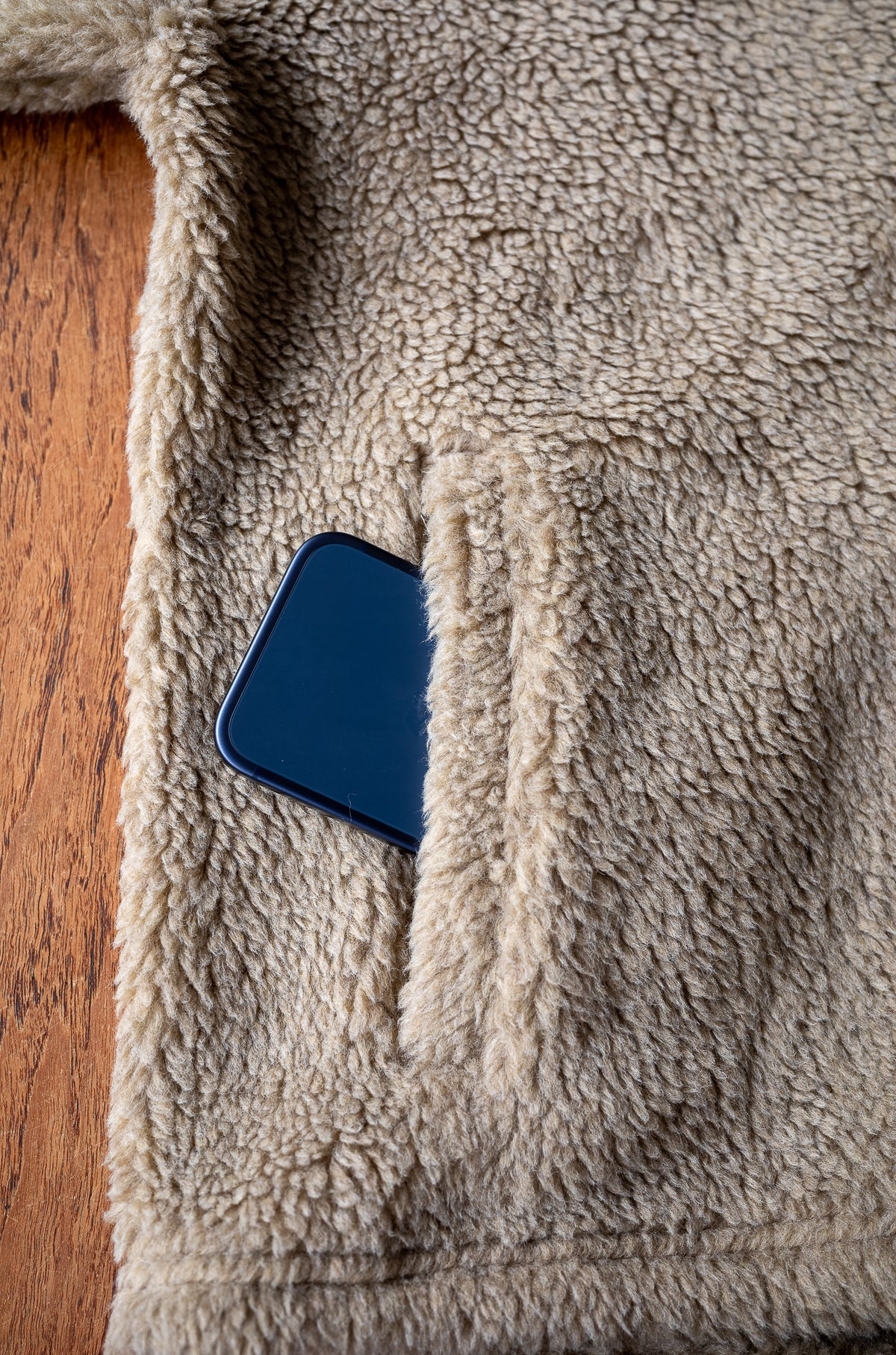 Furry Pile Zip Blouson 〈FAWN〉