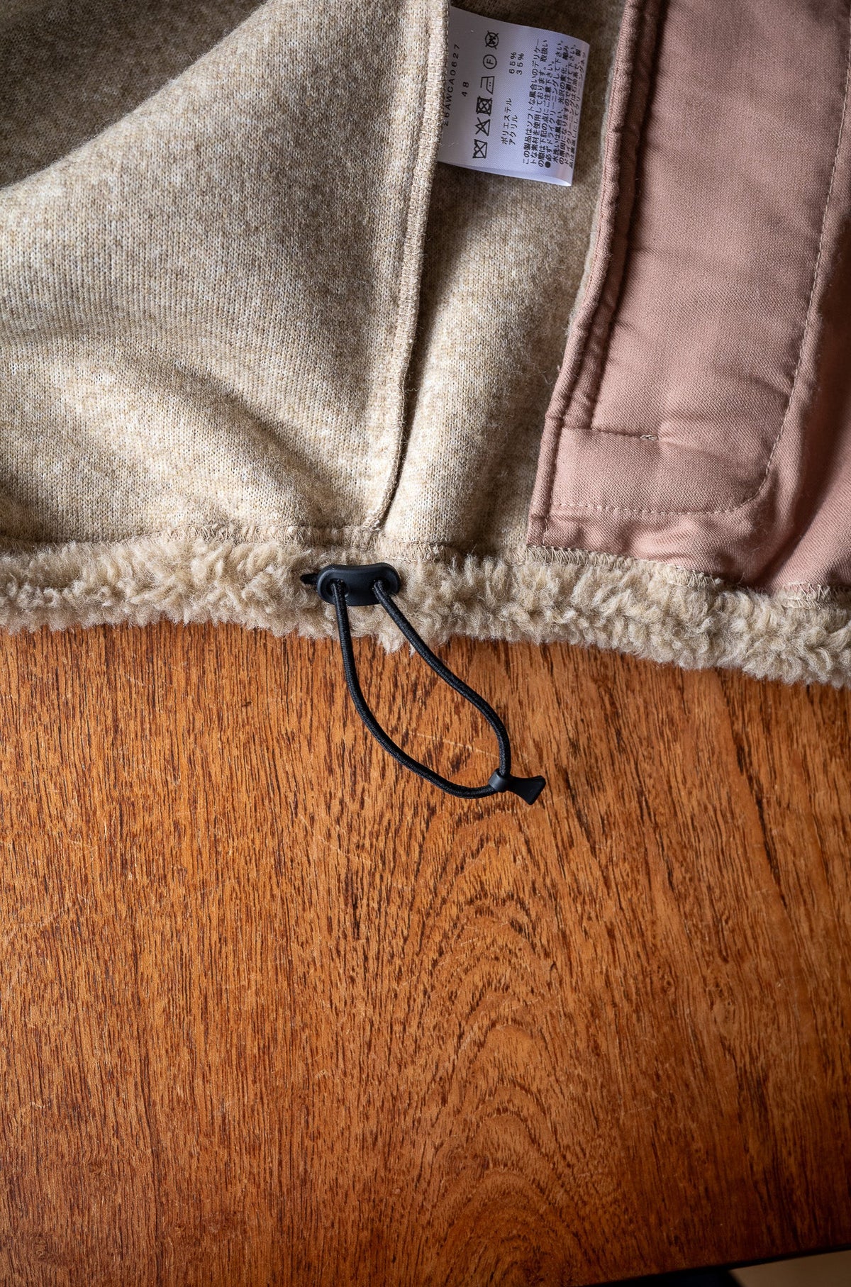 Furry Pile Zip Blouson 〈FAWN〉
