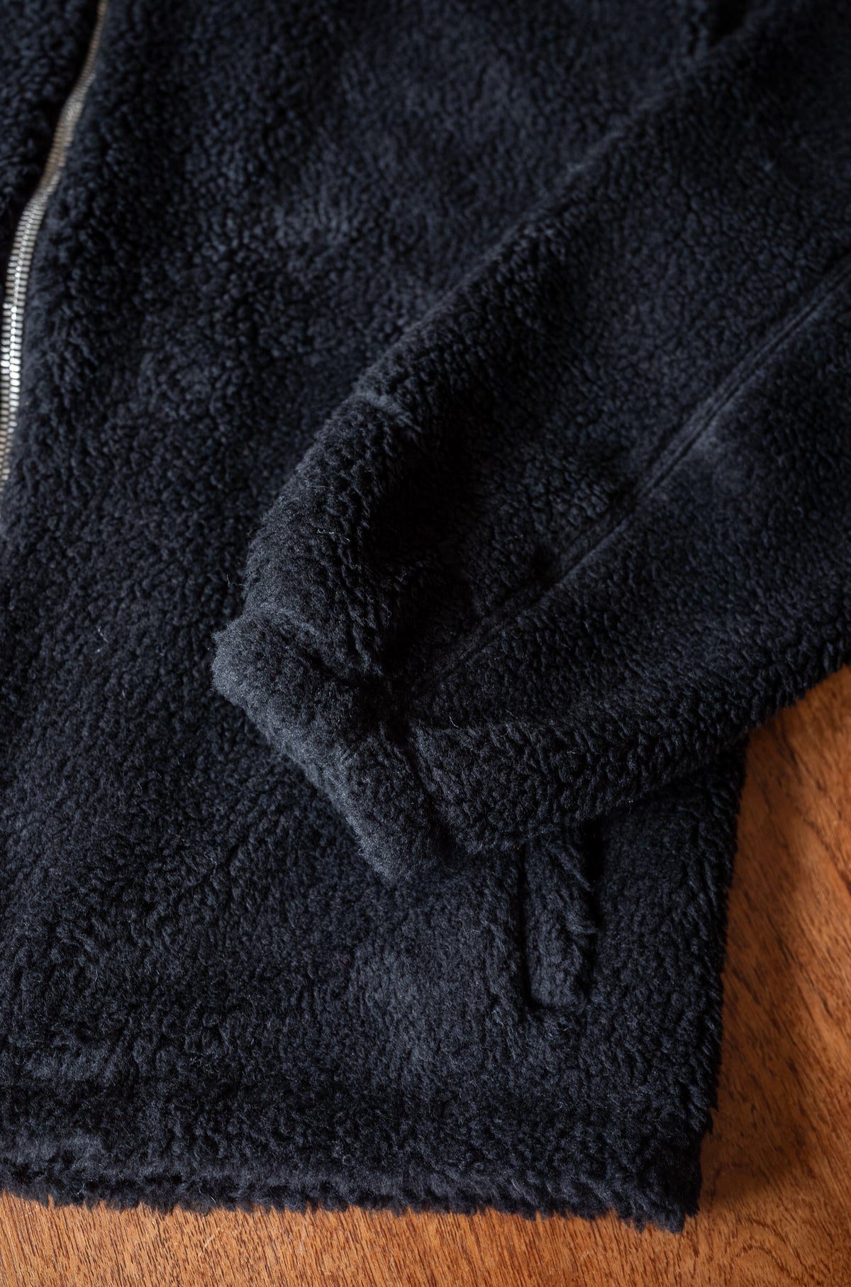 Furry Pile Zip Blouson 〈BEAR〉