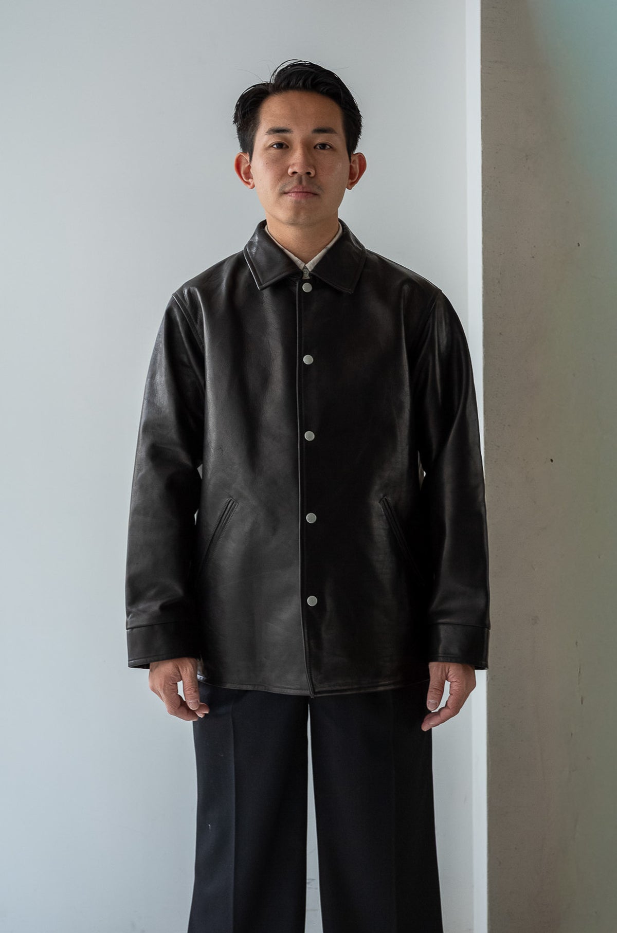 Horsehide Coach Jacket 〈NOIR〉