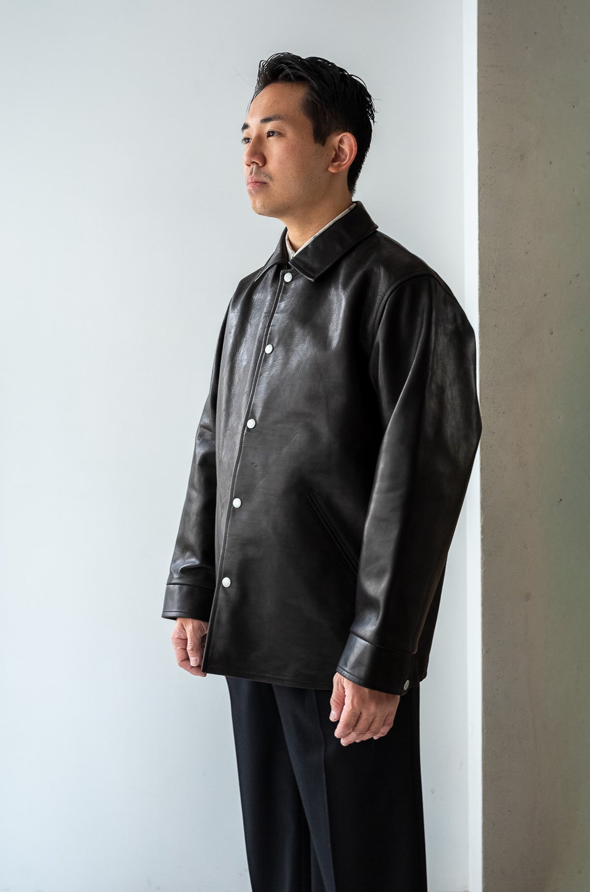 Horsehide Coach Jacket 〈NOIR〉
