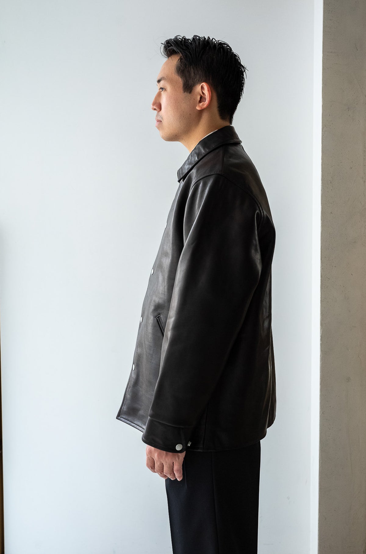 Horsehide Coach Jacket 〈NOIR〉