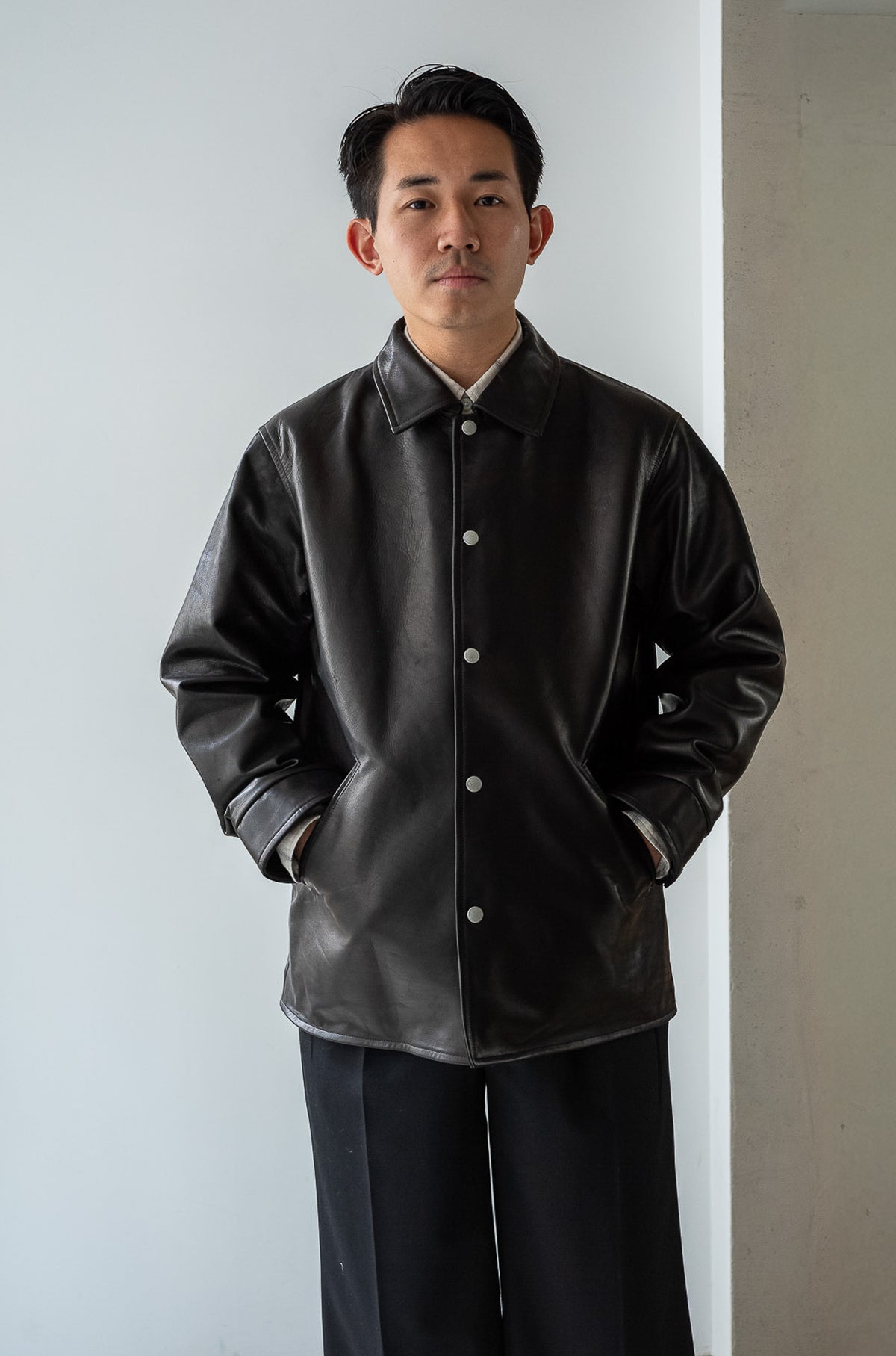 Horsehide Coach Jacket 〈NOIR〉