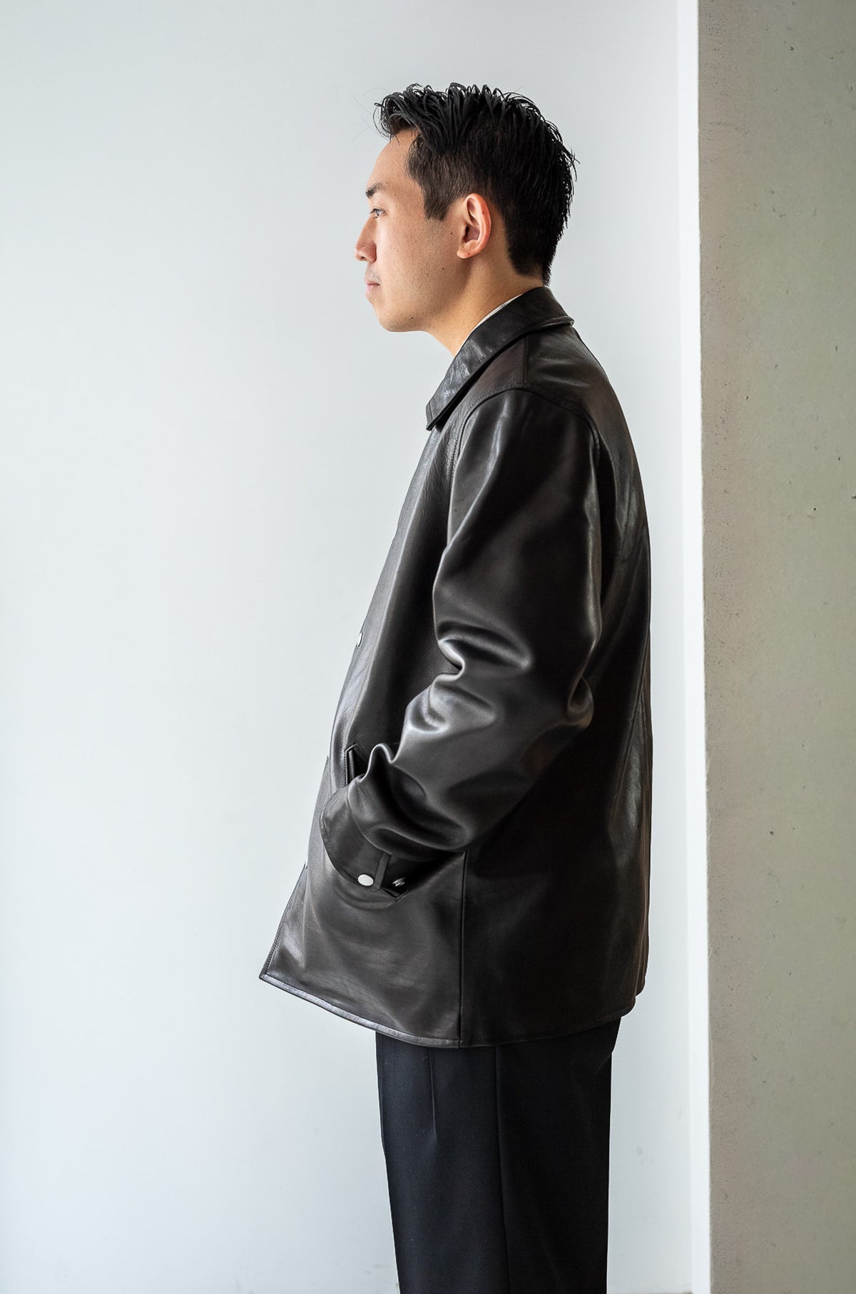 Horsehide Coach Jacket 〈NOIR〉