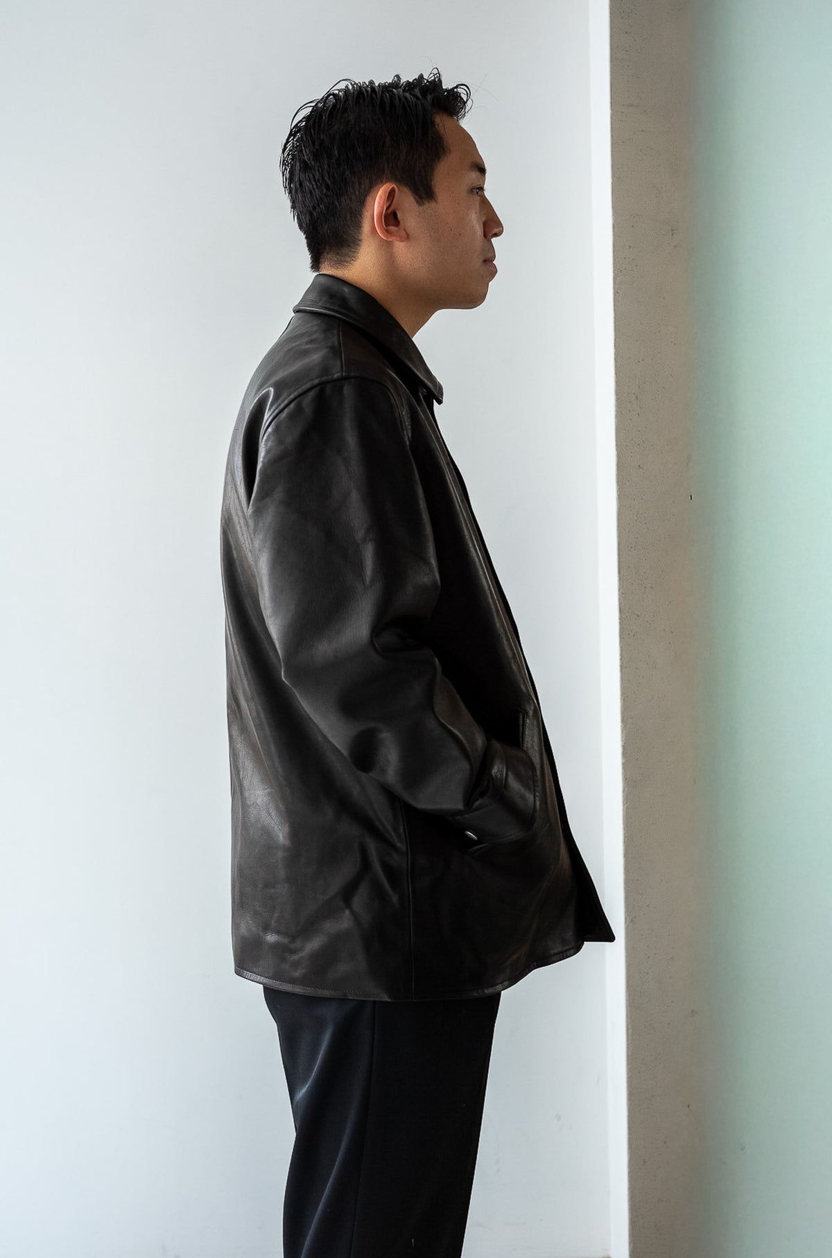 Horsehide Coach Jacket 〈NOIR〉